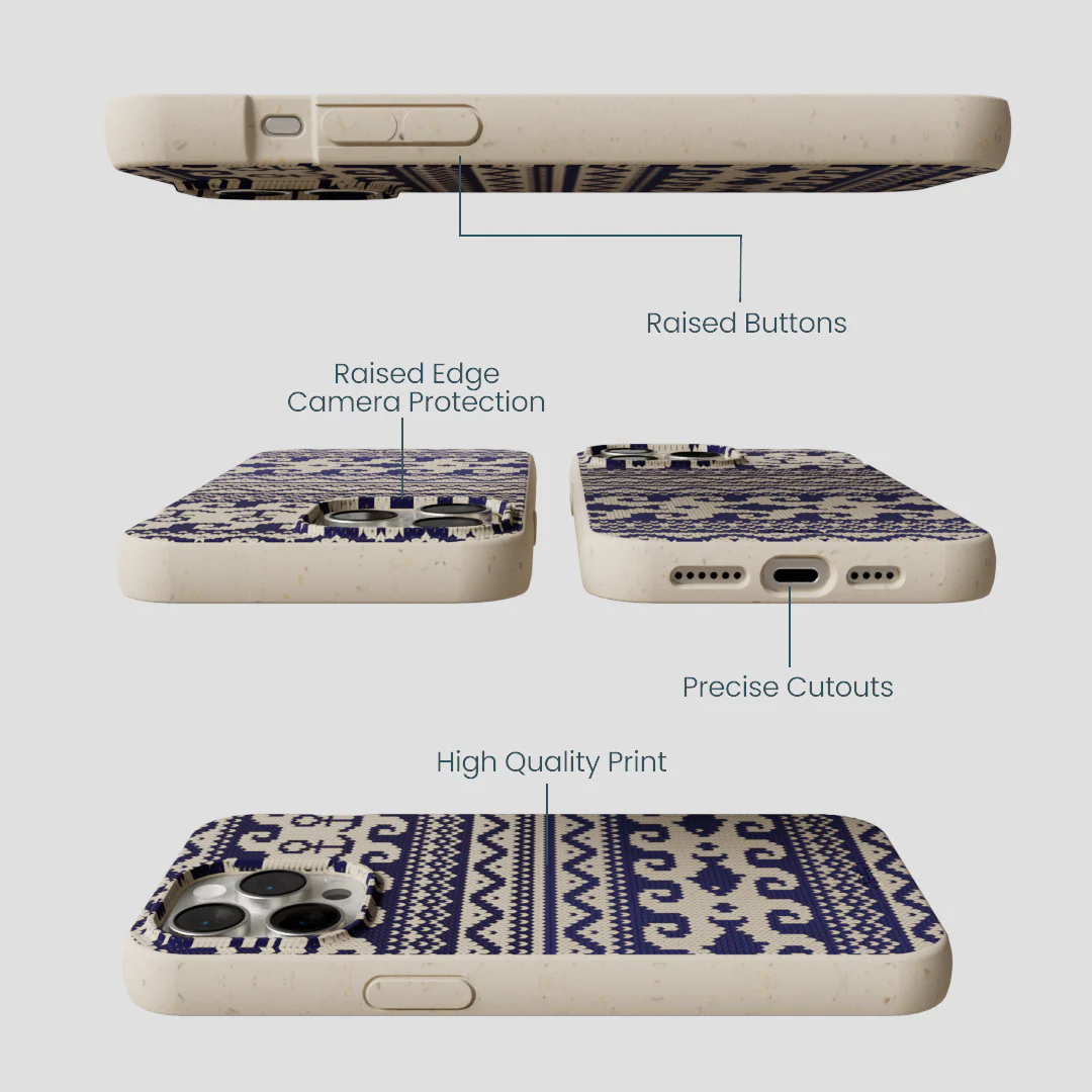 London Fog Ocean Knit iPhone 15 Pro Max Case - Image 3