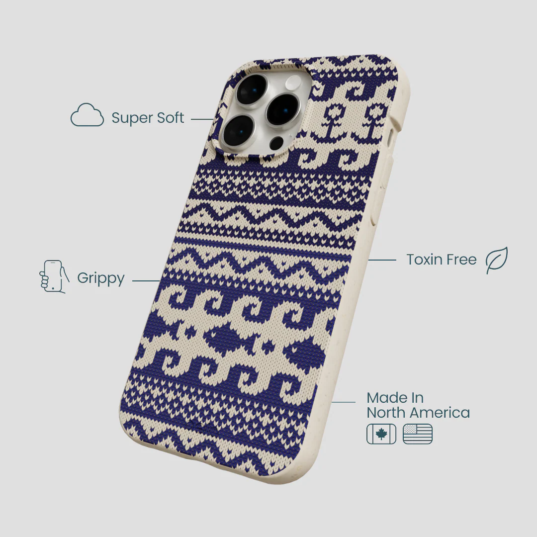 London Fog Ocean Knit iPhone 15 Pro Max Case - Image 4