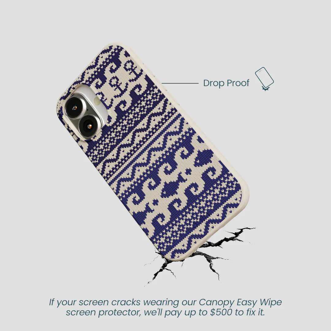 London Fog Ocean Knit iPhone 16 Case - Image 5