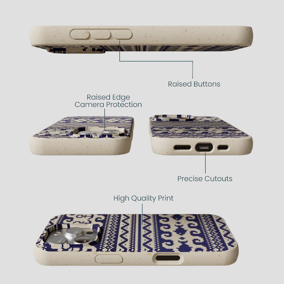London Fog Ocean Knit iPhone 16 Pro Case - Image 3