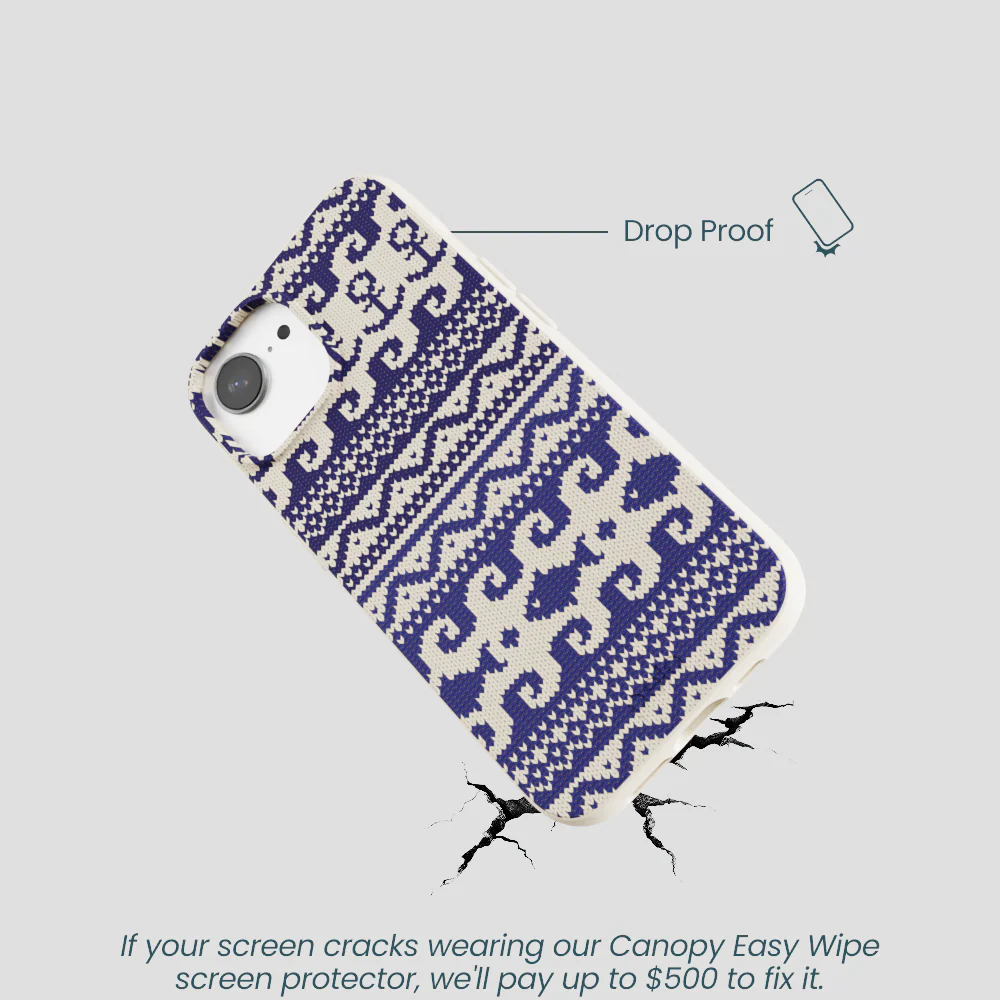 London Fog Ocean Knit iPhone 16e/17e Case - Image 5