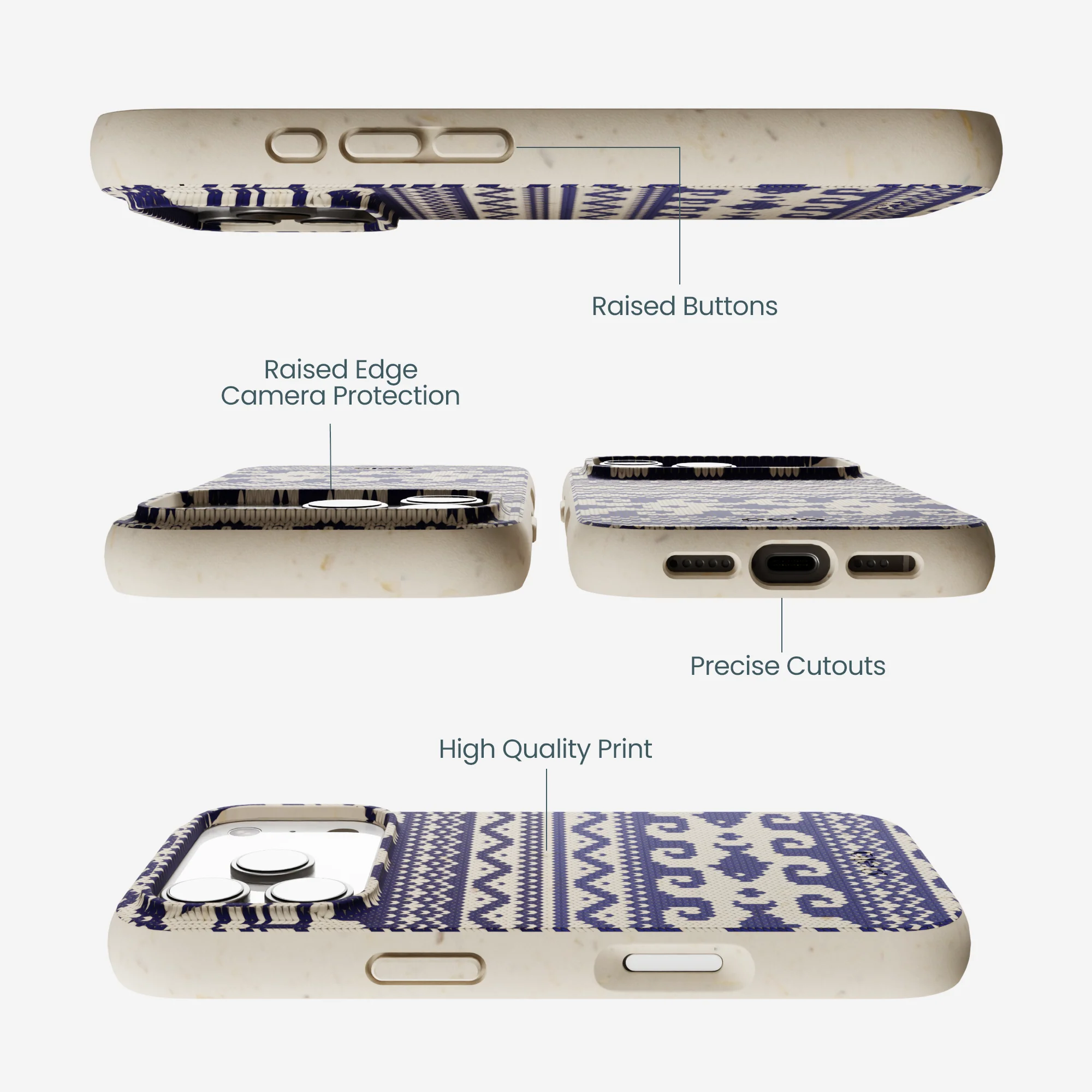 London Fog Ocean Knit iPhone 17 Pro Case - Image 3