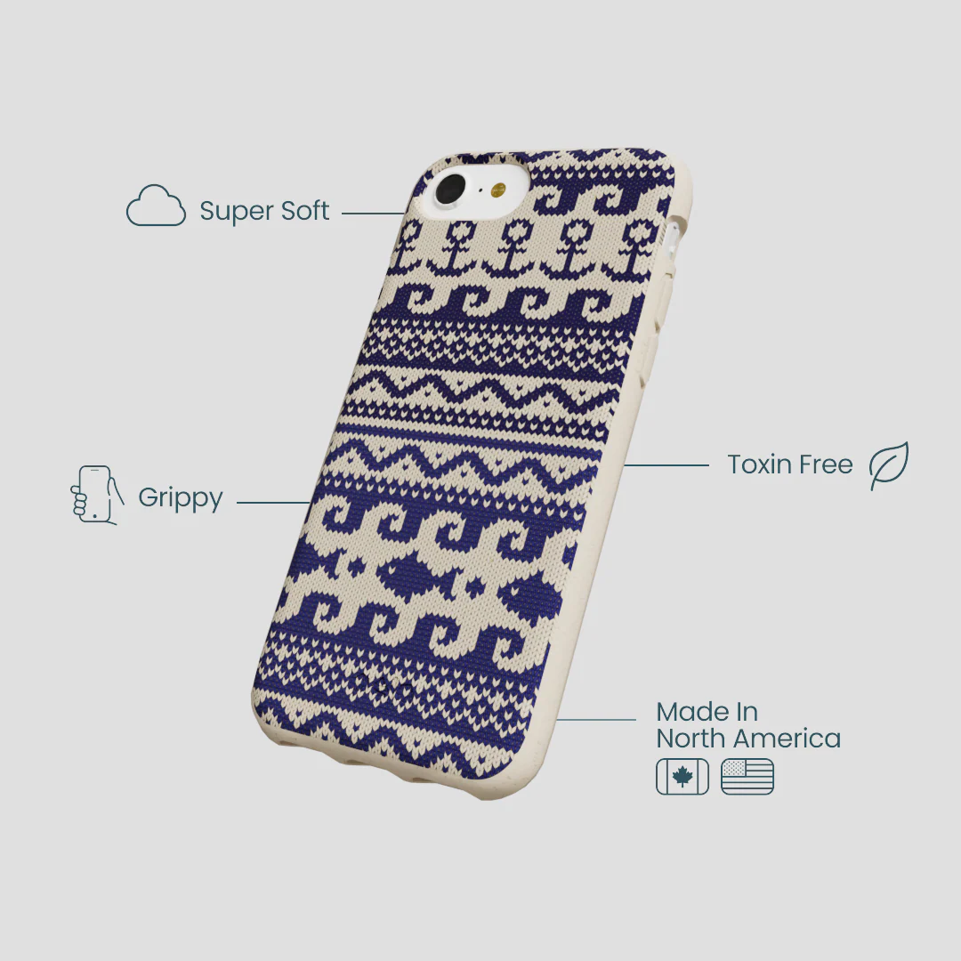 London Fog Ocean Knit iPhone 6/6s/7/8/SE Case - Image 4