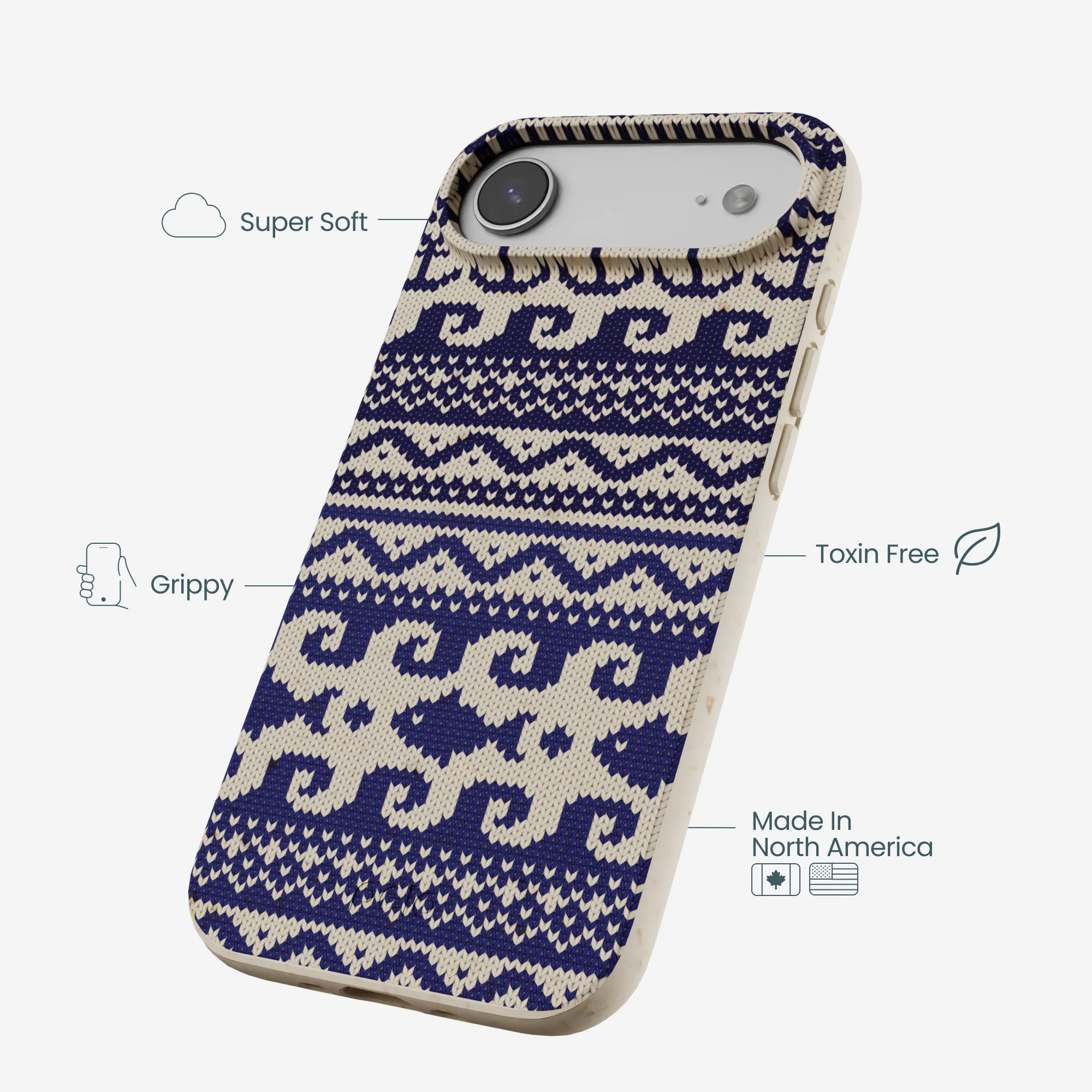 London Fog Ocean Knit iPhone Air Case - Image 4