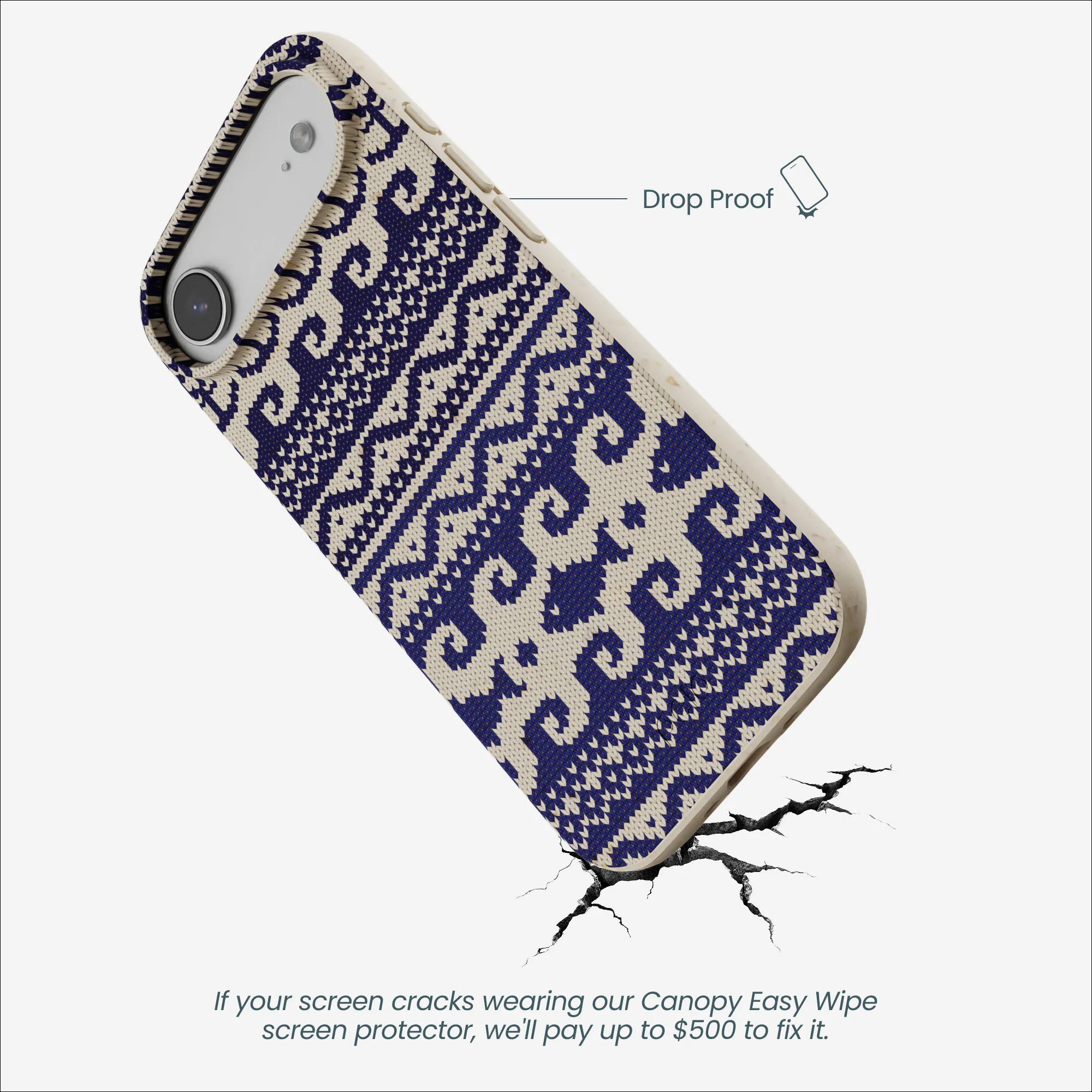London Fog Ocean Knit iPhone Air Case - Image 5