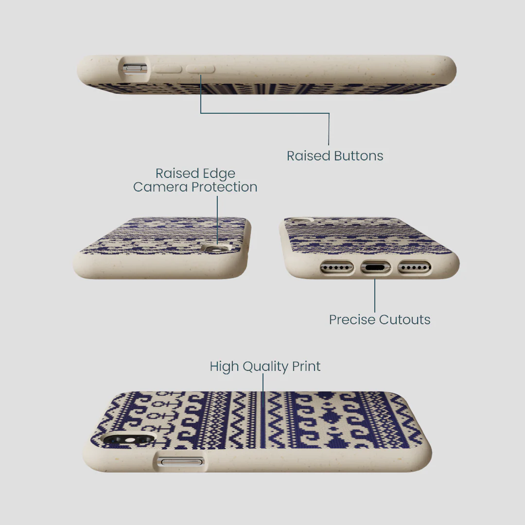 London Fog Ocean Knit iPhone XR Case - Image 3