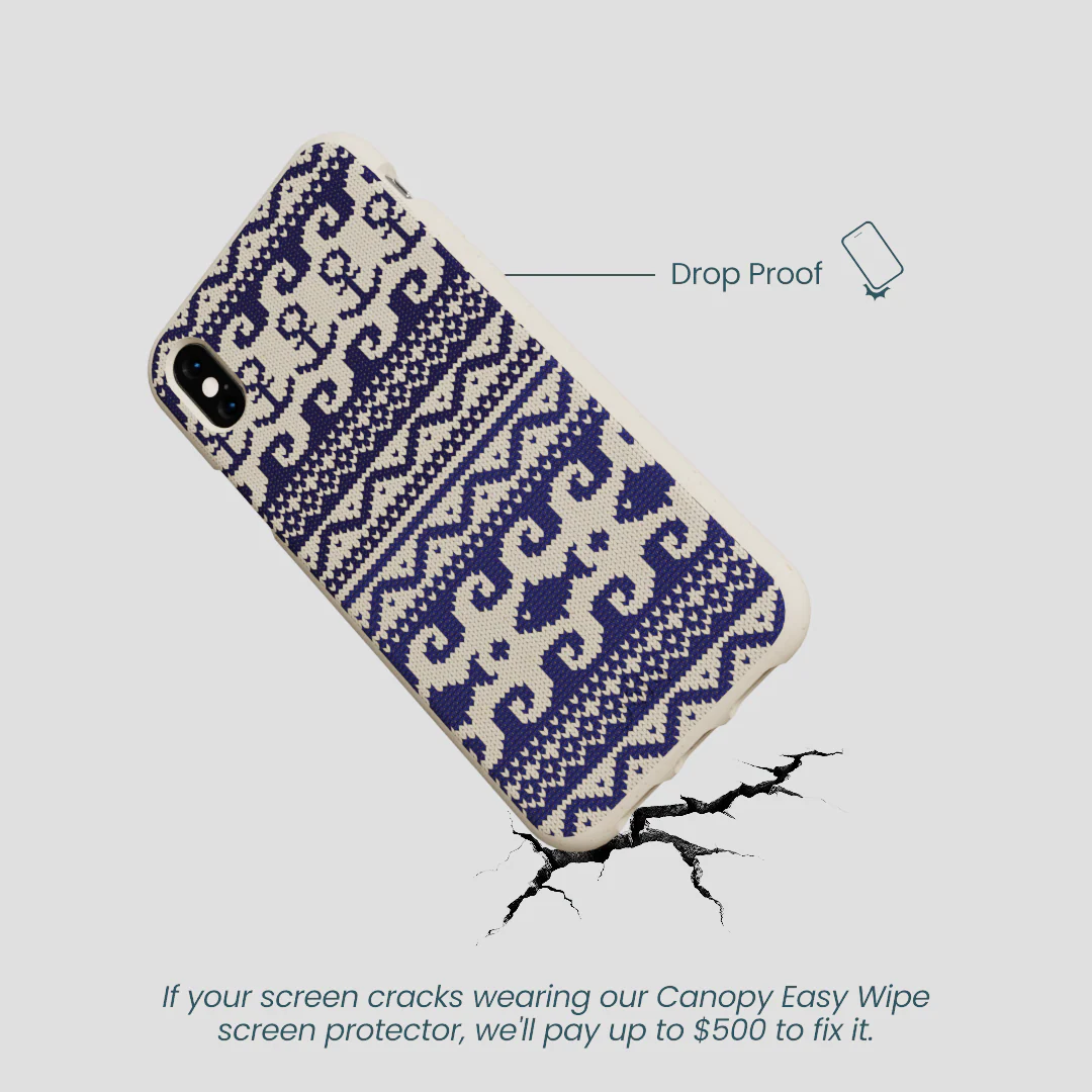 London Fog Ocean Knit iPhone XR Case - Image 5