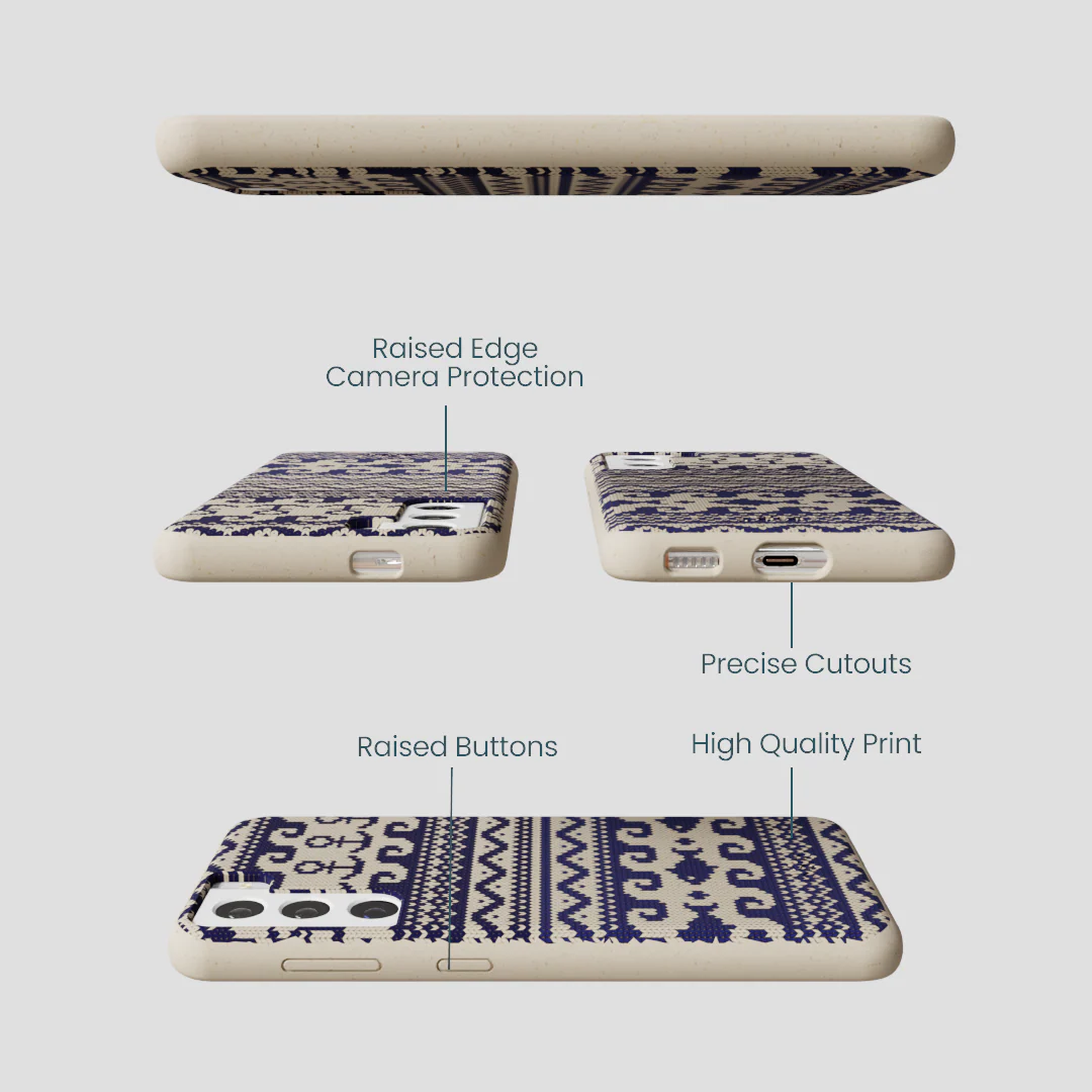 London Fog Ocean Knit Samsung Galaxy S21 Case - Image 3