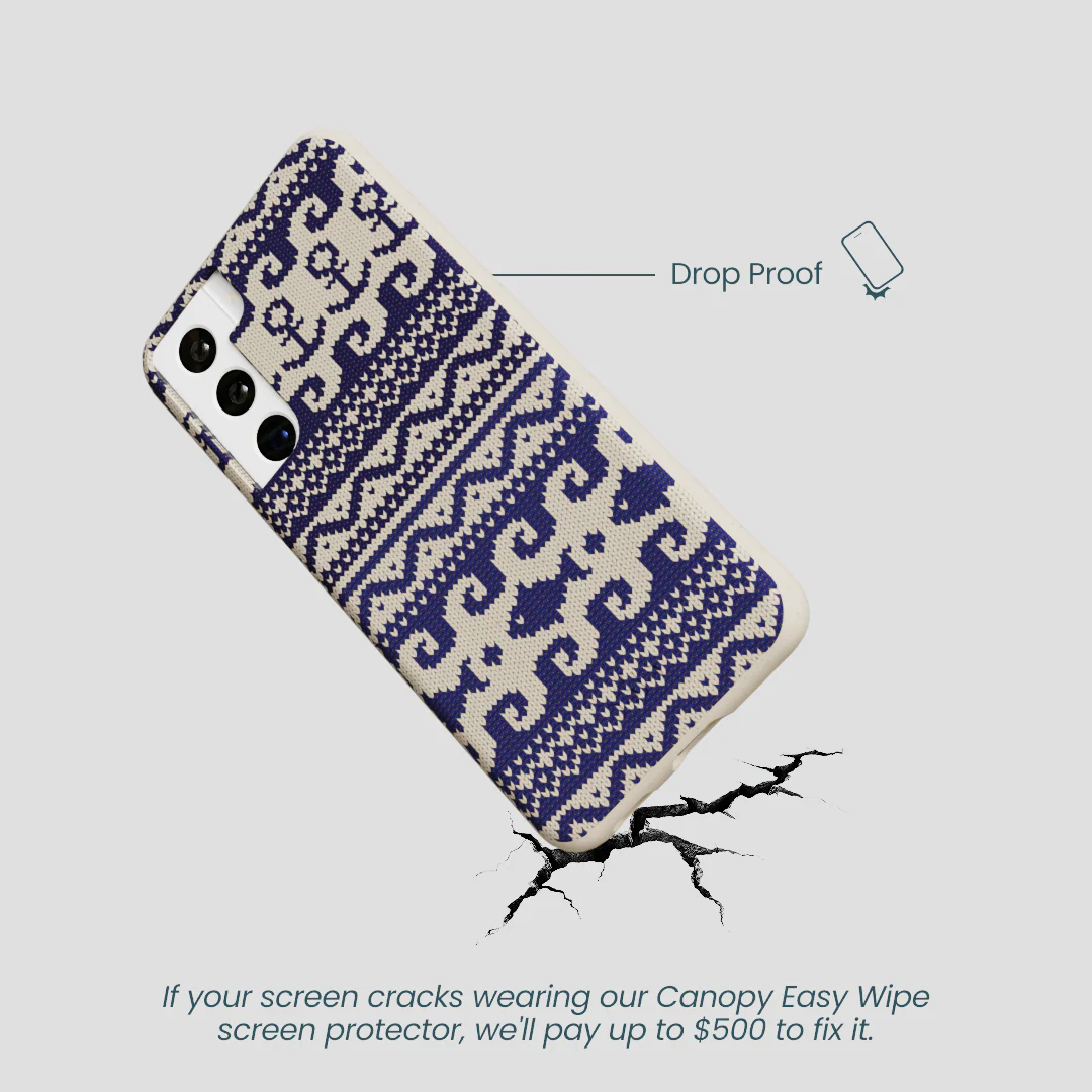 London Fog Ocean Knit Samsung Galaxy S21 Case - Image 5