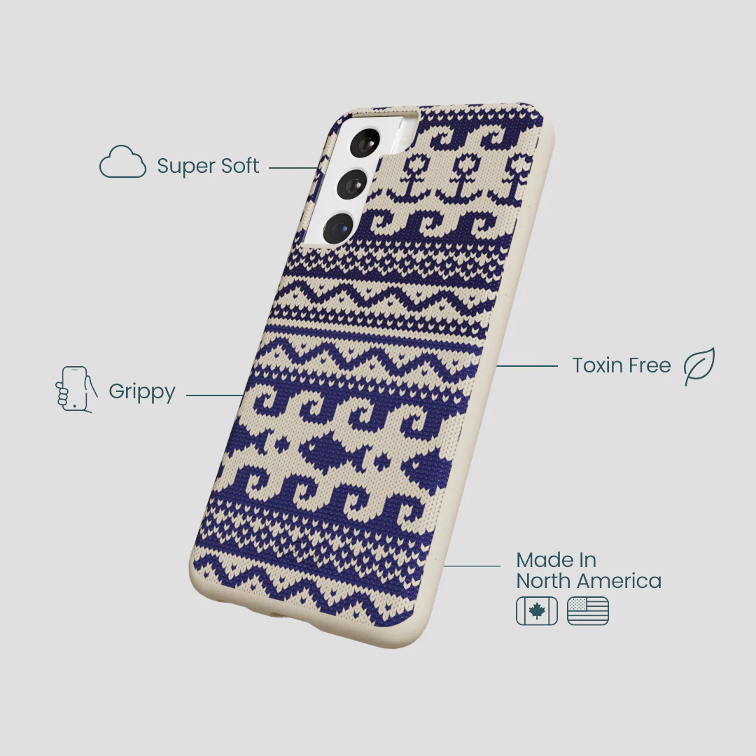 London Fog Ocean Knit Samsung Galaxy S22 Case - Image 4
