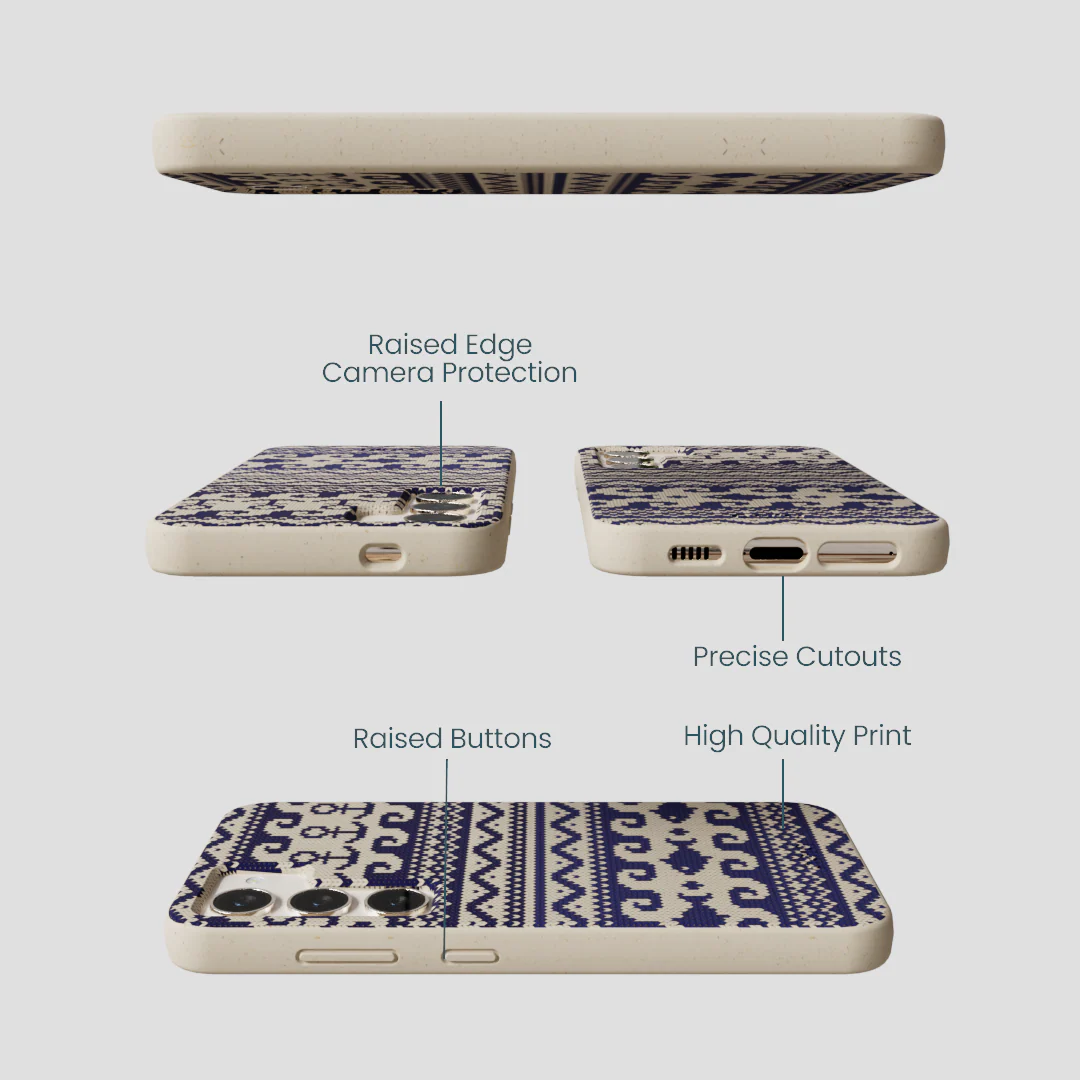 London Fog Ocean Knit Samsung Galaxy S24 Case - Image 3