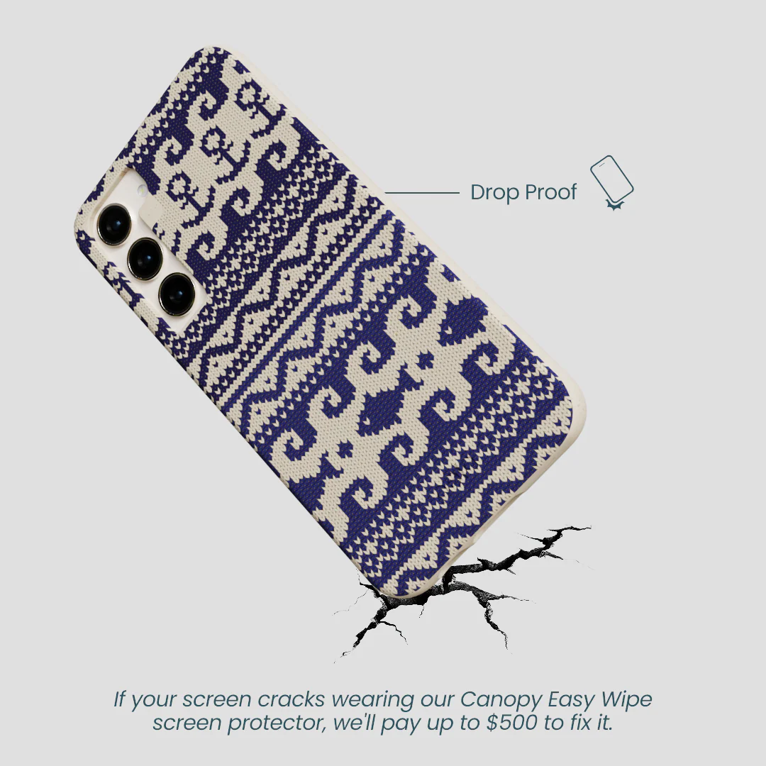 London Fog Ocean Knit Samsung Galaxy S24+(Plus) Case - Image 5