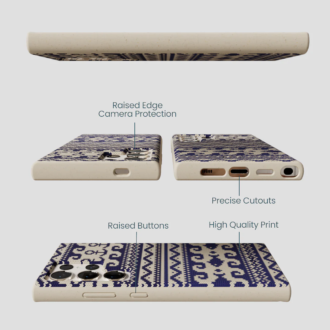 London Fog Ocean Knit Samsung Galaxy S24 Ultra Case - Image 3