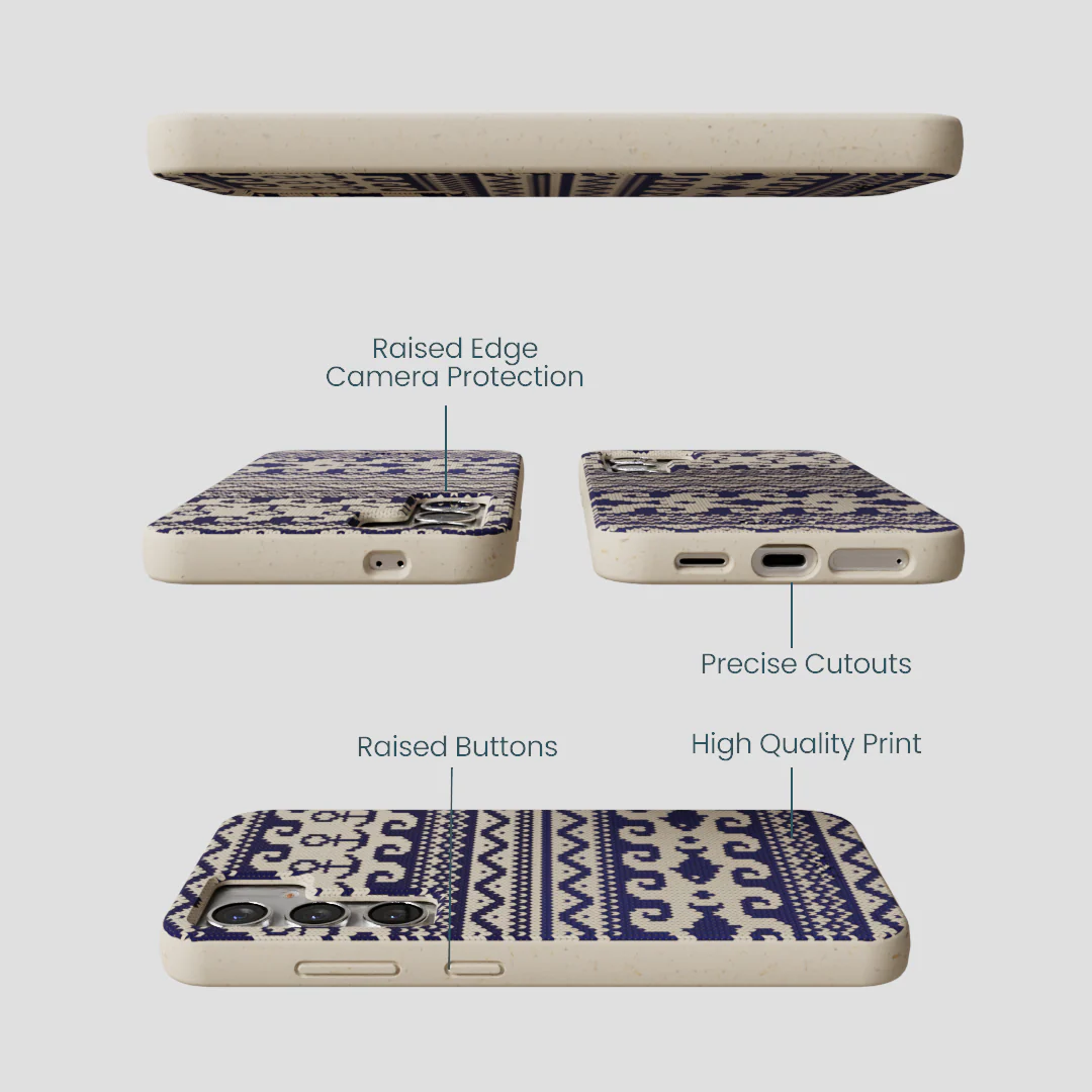 London Fog Ocean Knit Samsung Galaxy S25 Case - Image 3