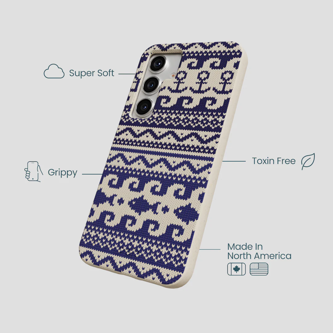 London Fog Ocean Knit Samsung Galaxy S25 Case - Image 4