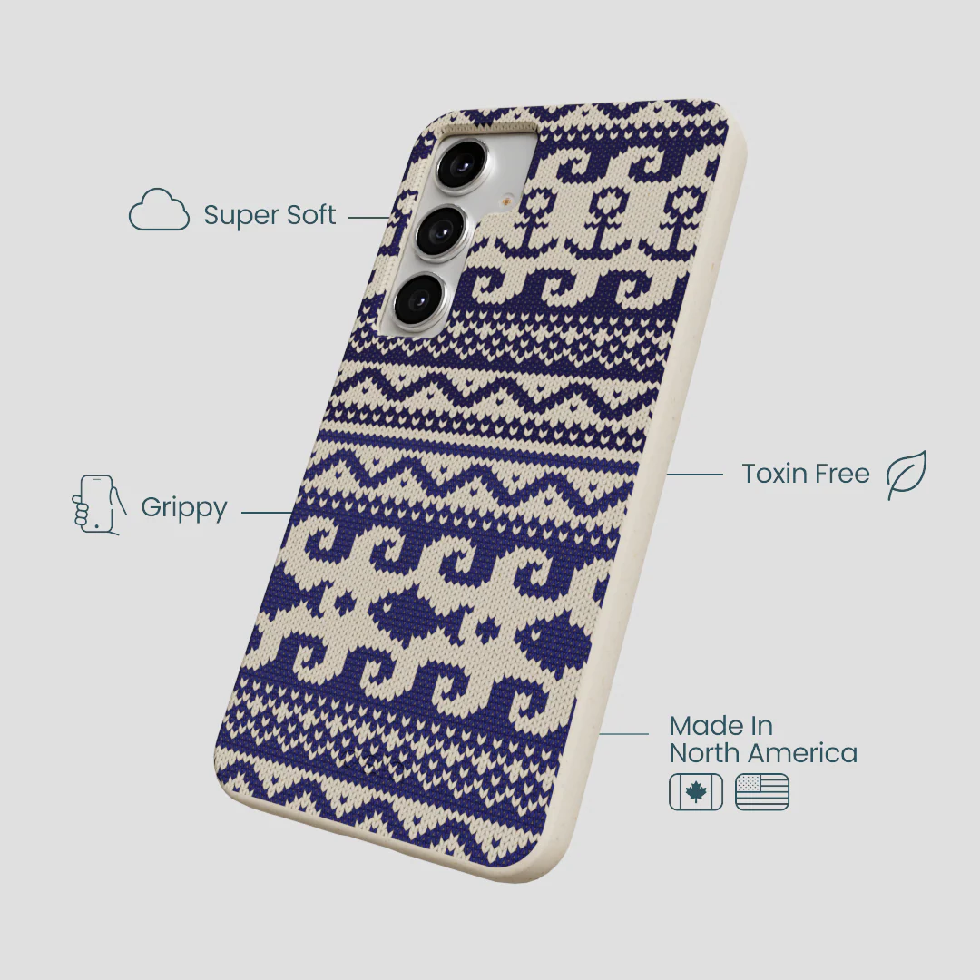 London Fog Ocean Knit Samsung Galaxy S25+(Plus) Case - Image 4