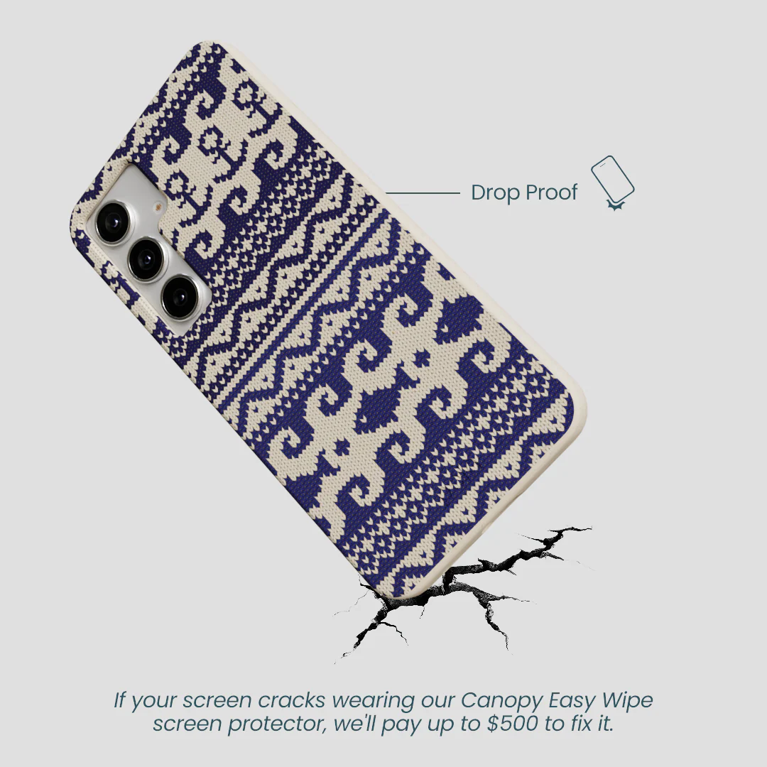 London Fog Ocean Knit Samsung Galaxy S25+(Plus) Case - Image 5