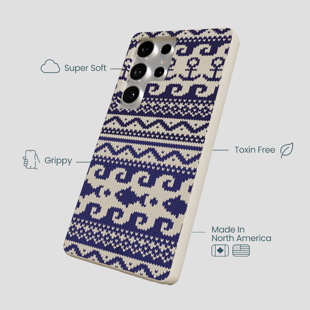 London Fog Ocean Knit Samsung Galaxy S25 Ultra Case - Image 4