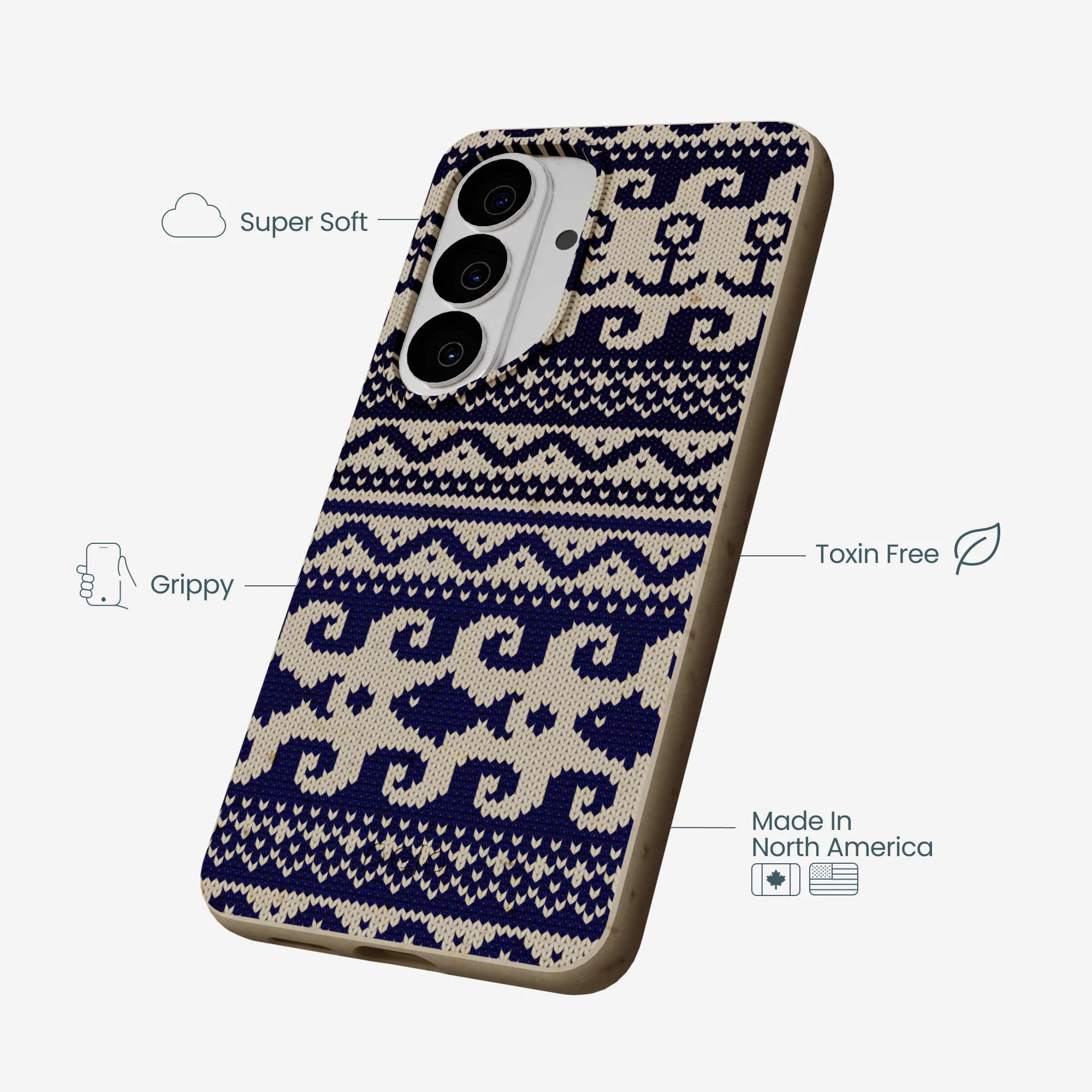 London Fog Ocean Knit Samsung Galaxy S26 Case - Image 4