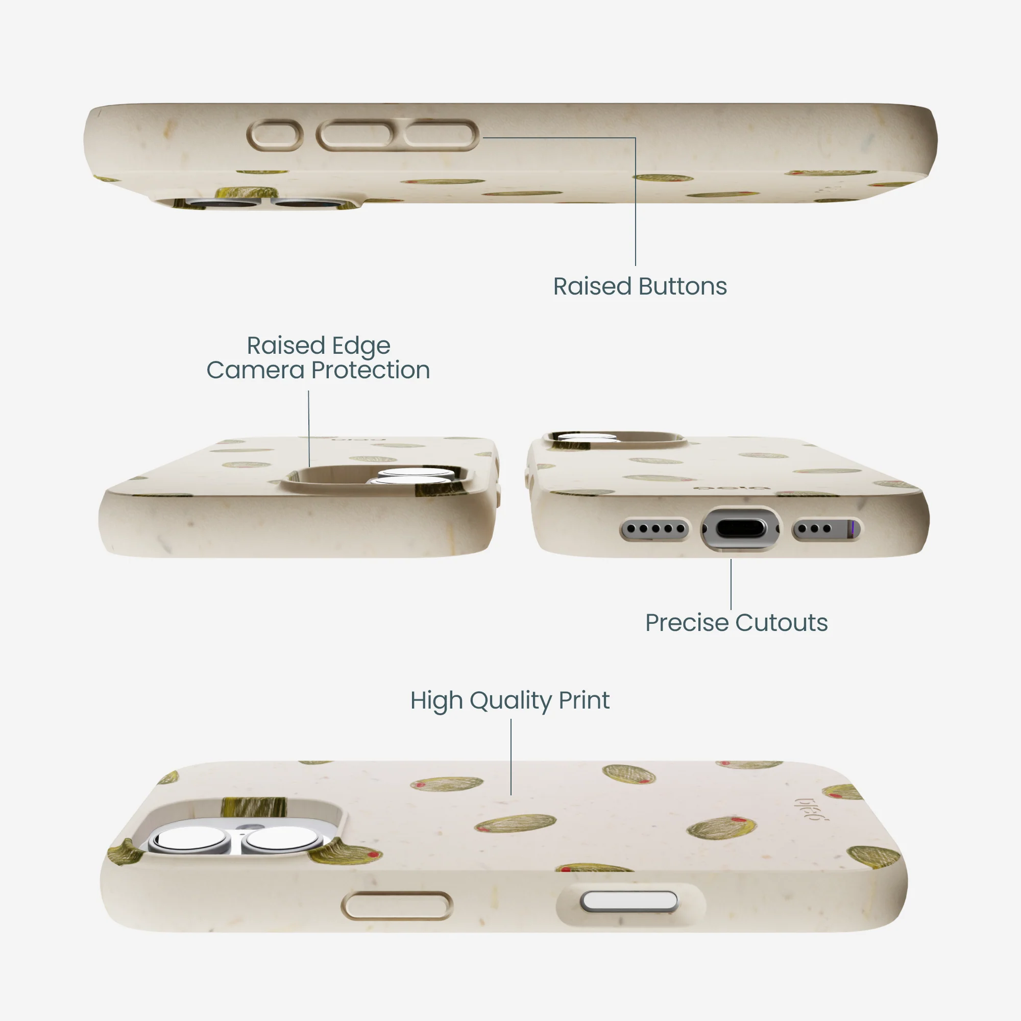 London Fog Olive Party iPhone 17 Case - Image 3