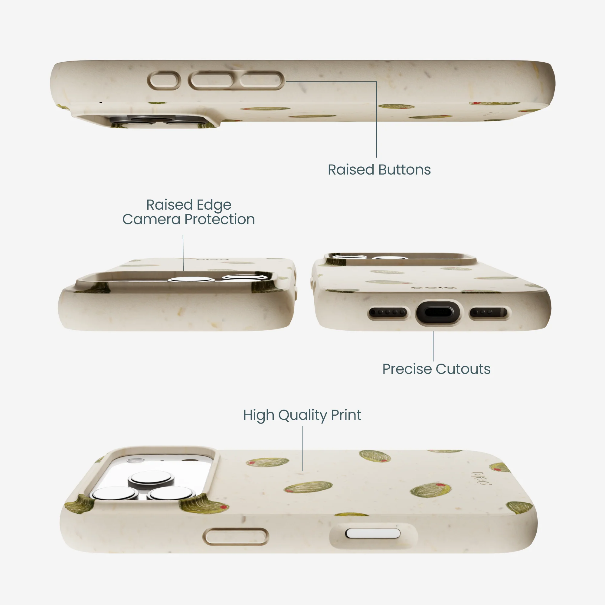 London Fog Olive Party iPhone 17 Pro Case - Image 3