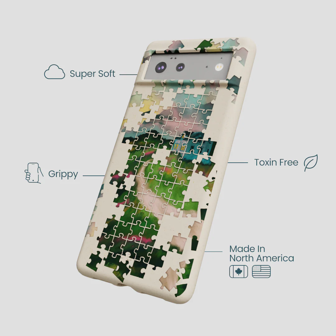 London Fog Peaceful Puzzle Google Pixel 6a Case - Image 3