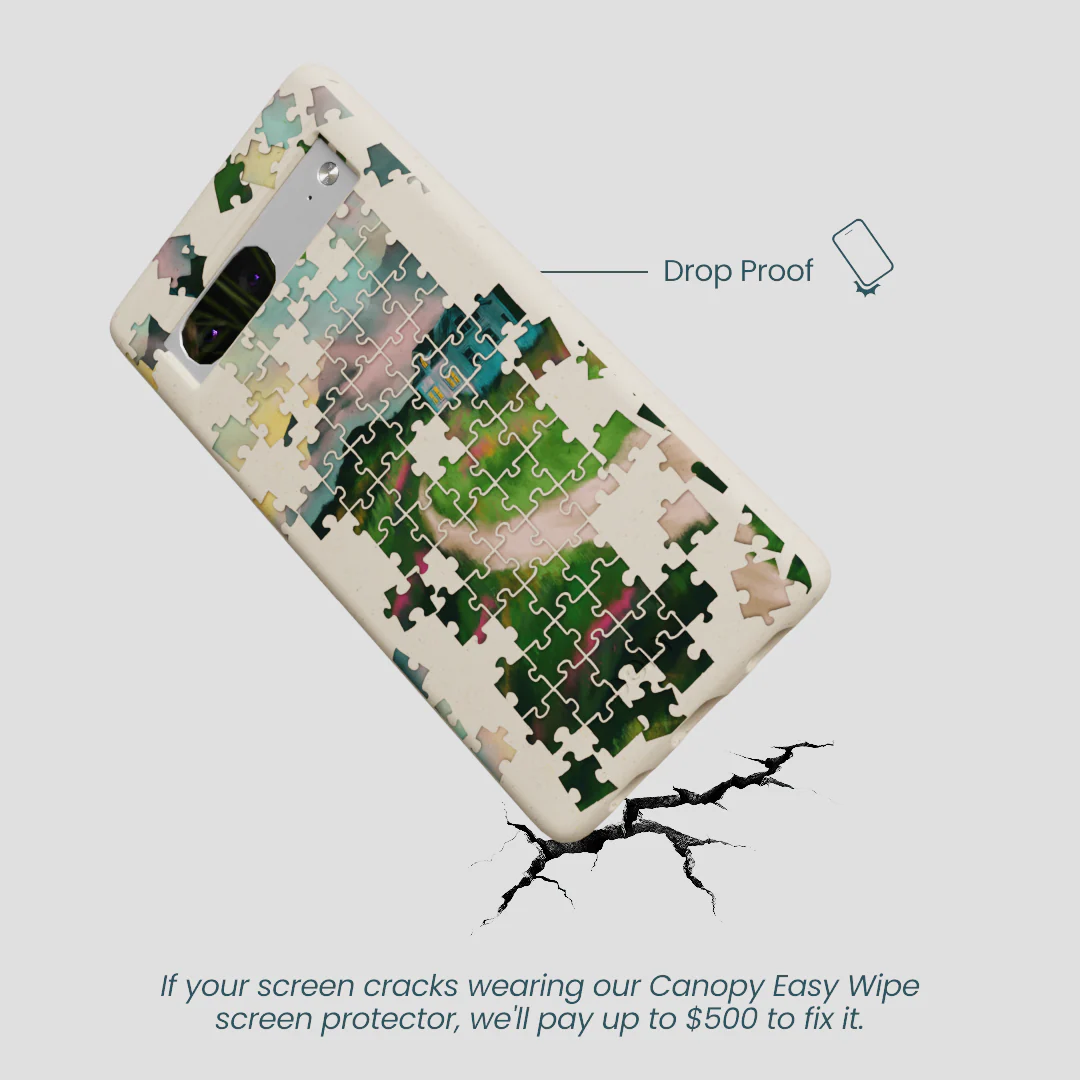 London Fog Peaceful Puzzle Google Pixel 7a Case - Image 4