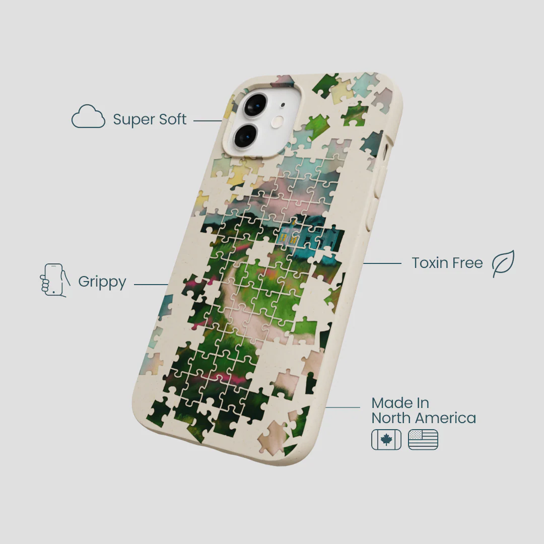 London Fog Peaceful Puzzle iPhone 12/ iPhone 12 Pro Case - Image 4