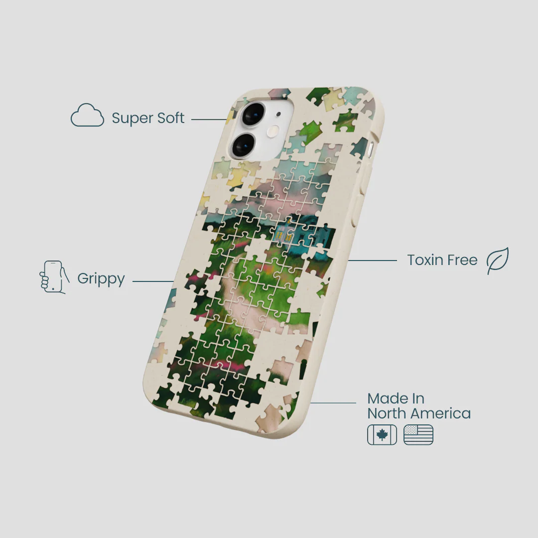 London Fog Peaceful Puzzle iPhone 12 Mini Case - Image 4