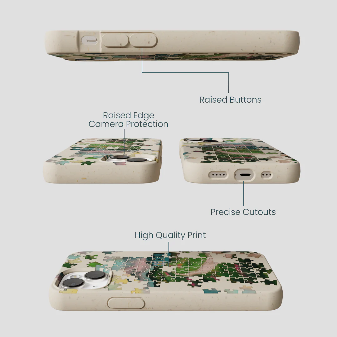 London Fog Peaceful Puzzle iPhone 13 Case - Image 3