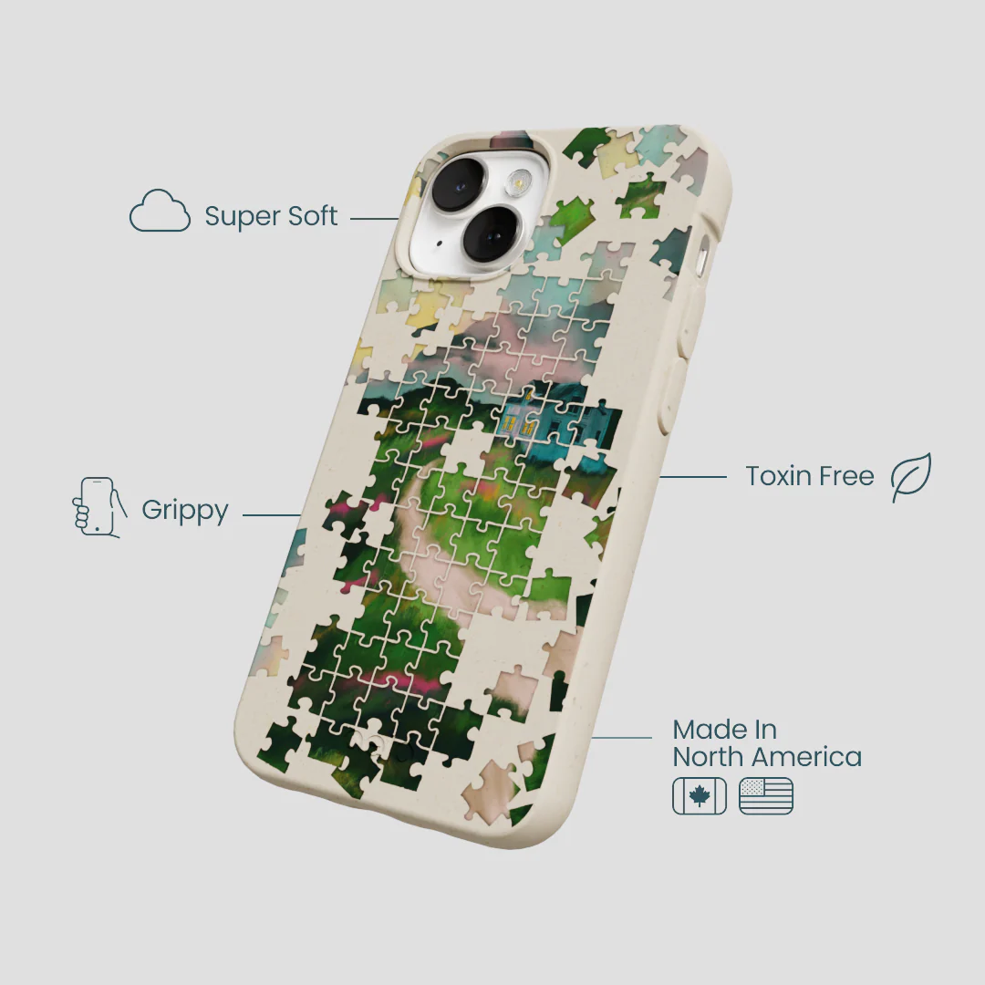London Fog Peaceful Puzzle iPhone 13 Case - Image 4