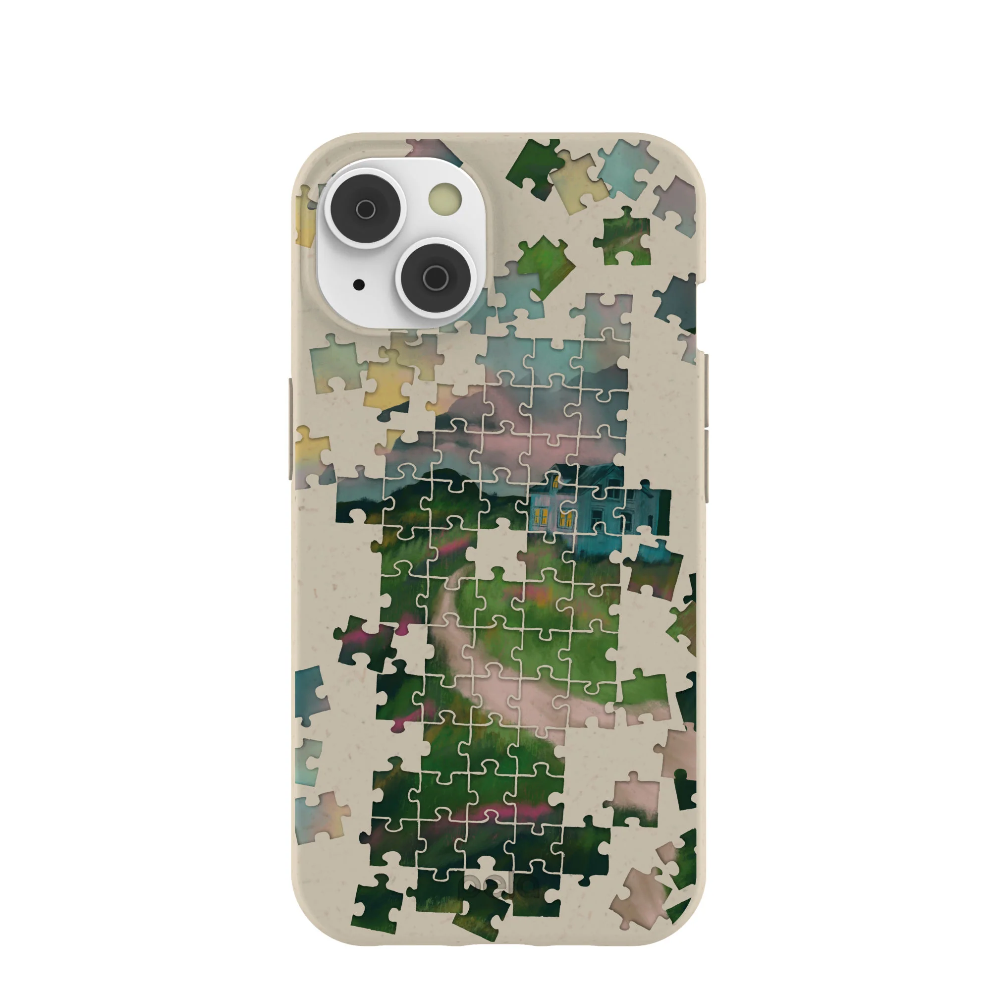 London Fog Peaceful Puzzle iPhone 14 Case
