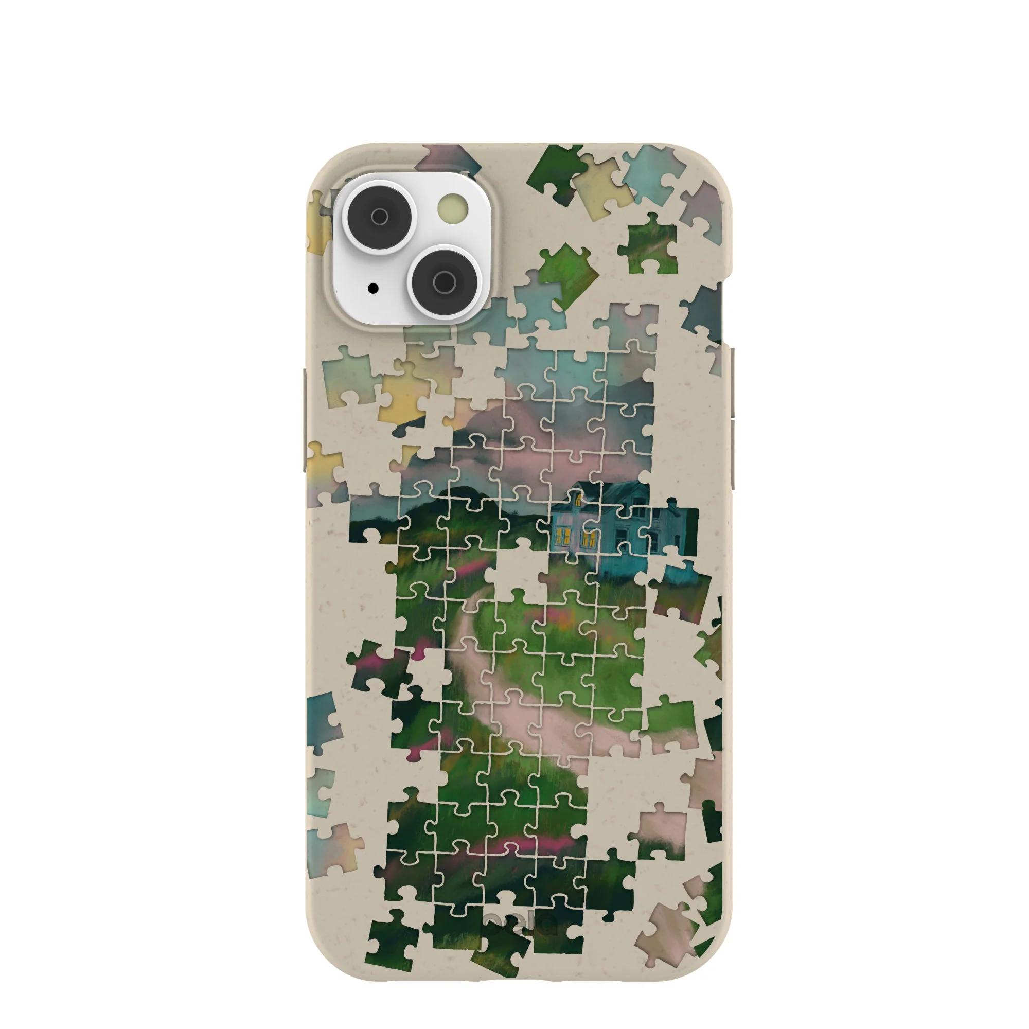 London Fog Peaceful Puzzle iPhone 14 Plus Case