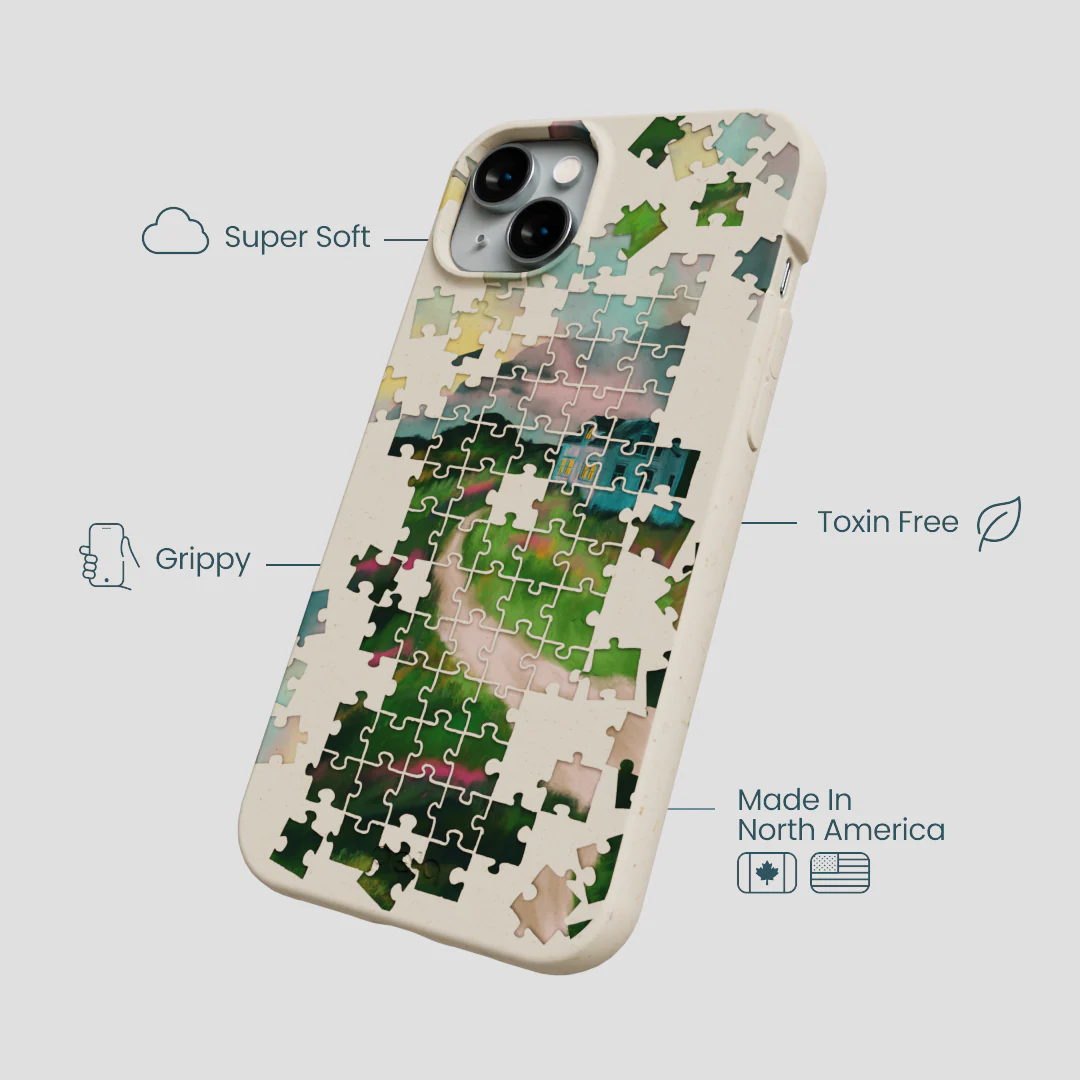 London Fog Peaceful Puzzle iPhone 14 Plus Case - Image 4