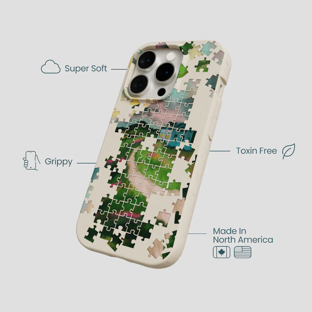 London Fog Peaceful Puzzle iPhone 14 Pro Case - Image 4