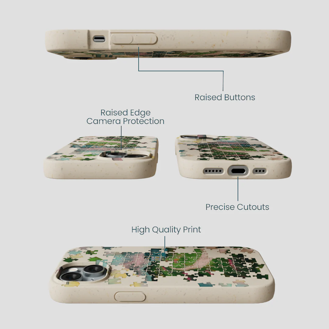 London Fog Peaceful Puzzle iPhone 15 Case - Image 3