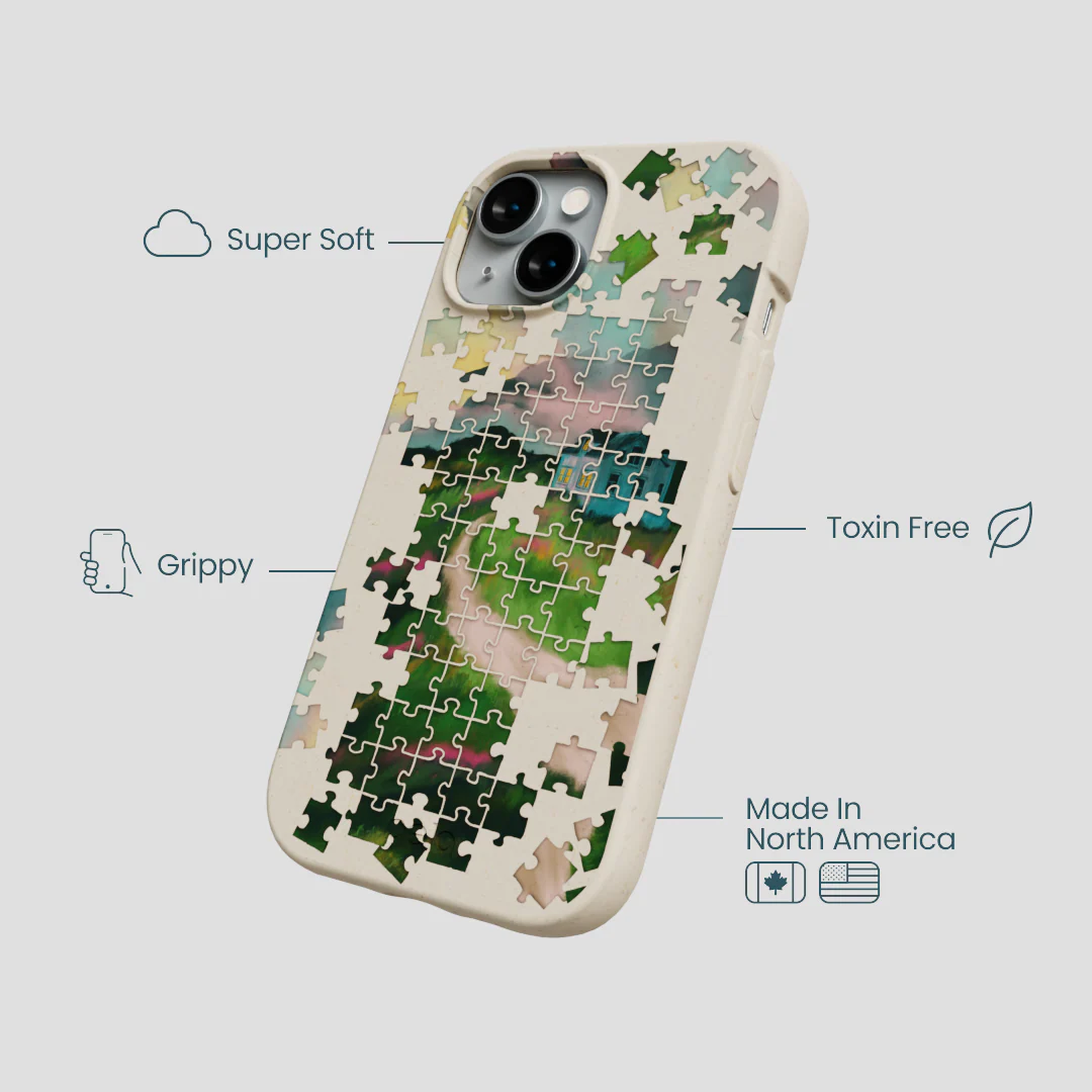 London Fog Peaceful Puzzle iPhone 15 Case - Image 4