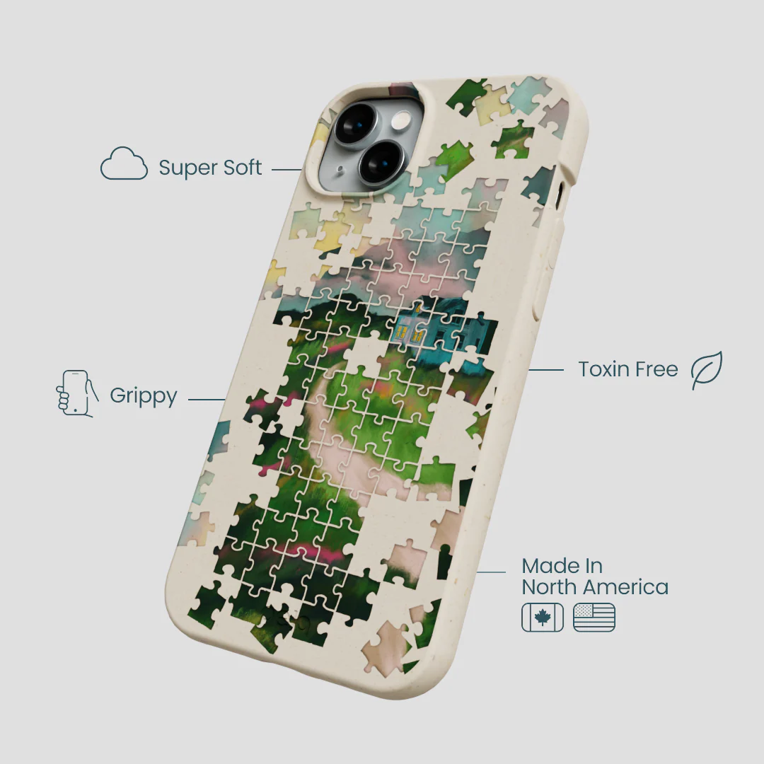 London Fog Peaceful Puzzle iPhone 15 Plus Case - Image 4