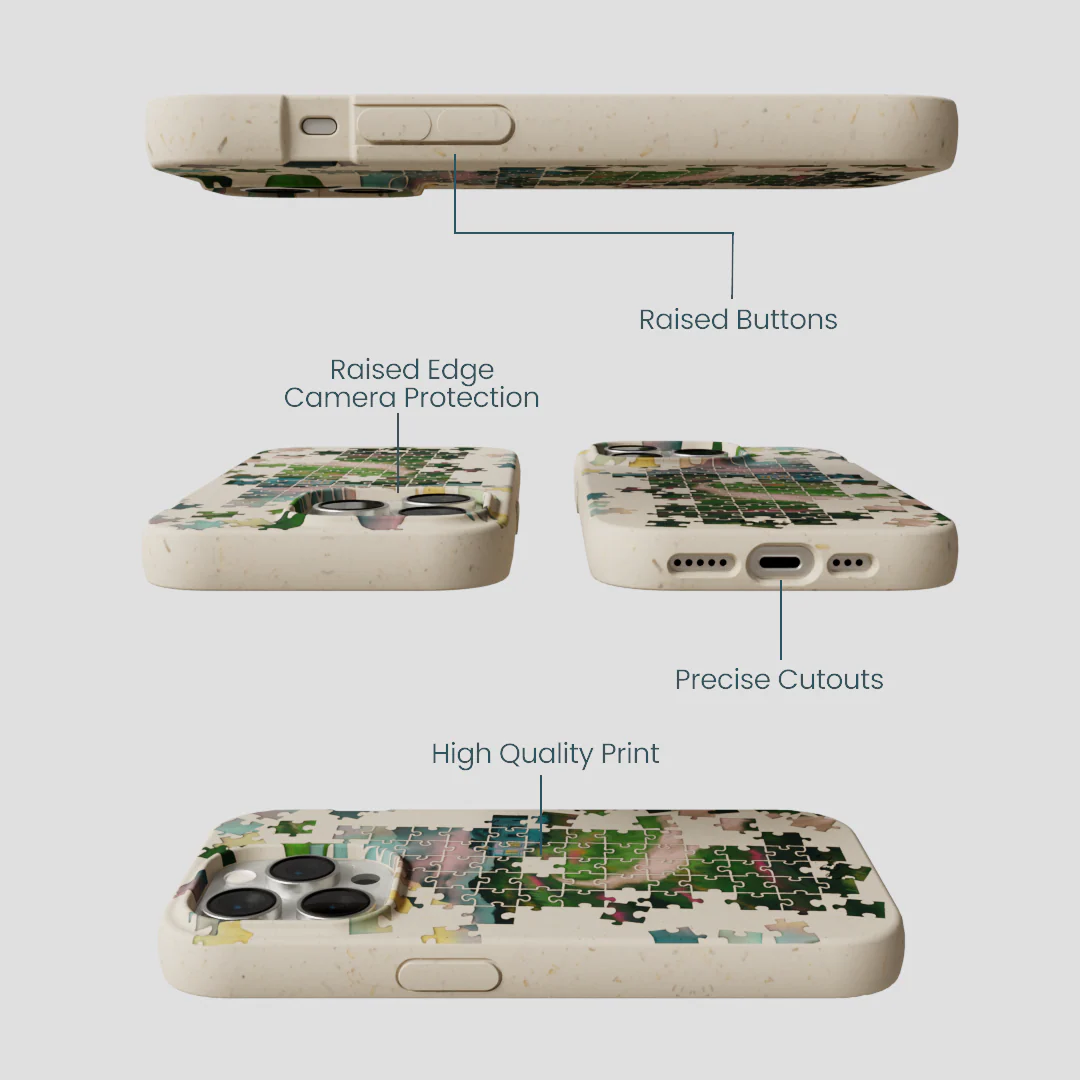 London Fog Peaceful Puzzle iPhone 15 Pro Case - Image 3