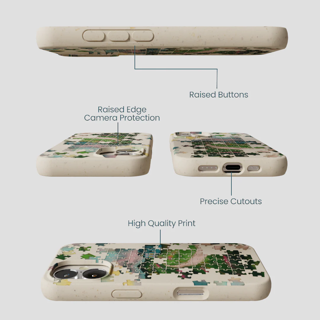 London Fog Peaceful Puzzle iPhone 16 Case - Image 3