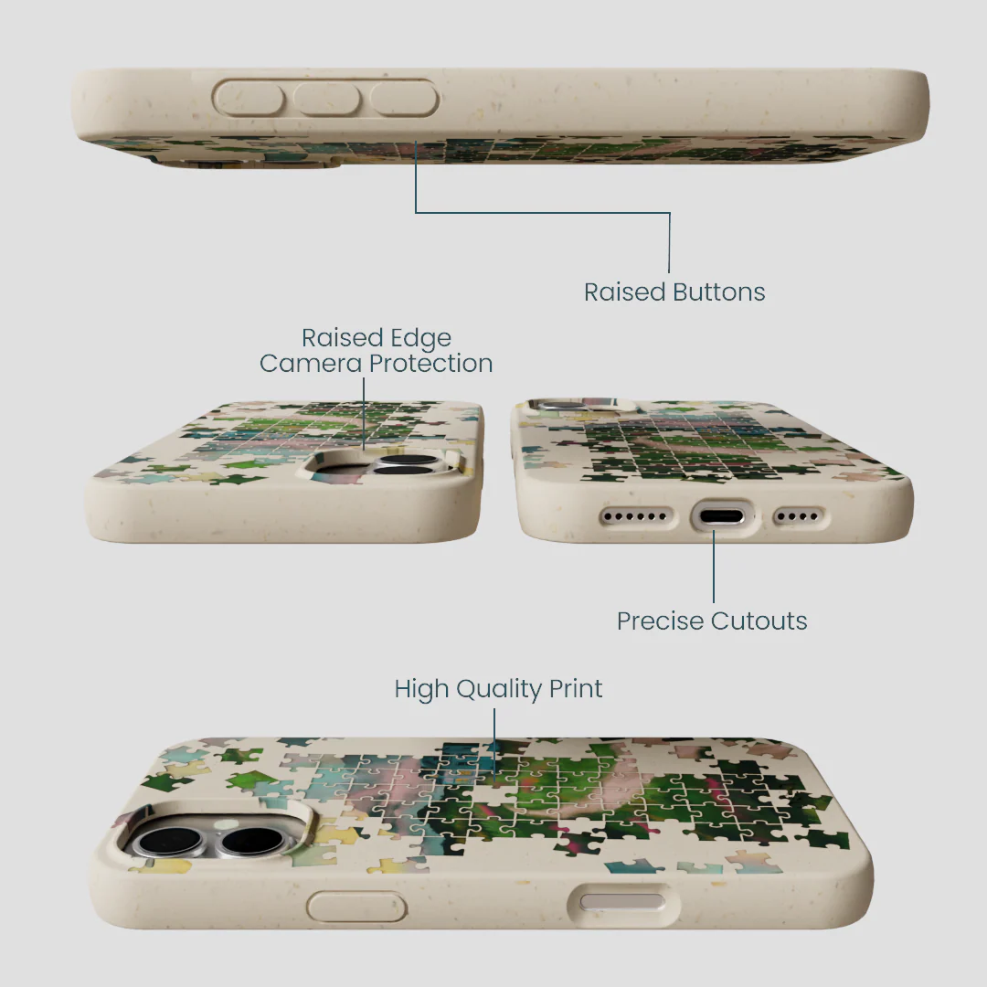 London Fog Peaceful Puzzle iPhone 16 Plus Case - Image 3