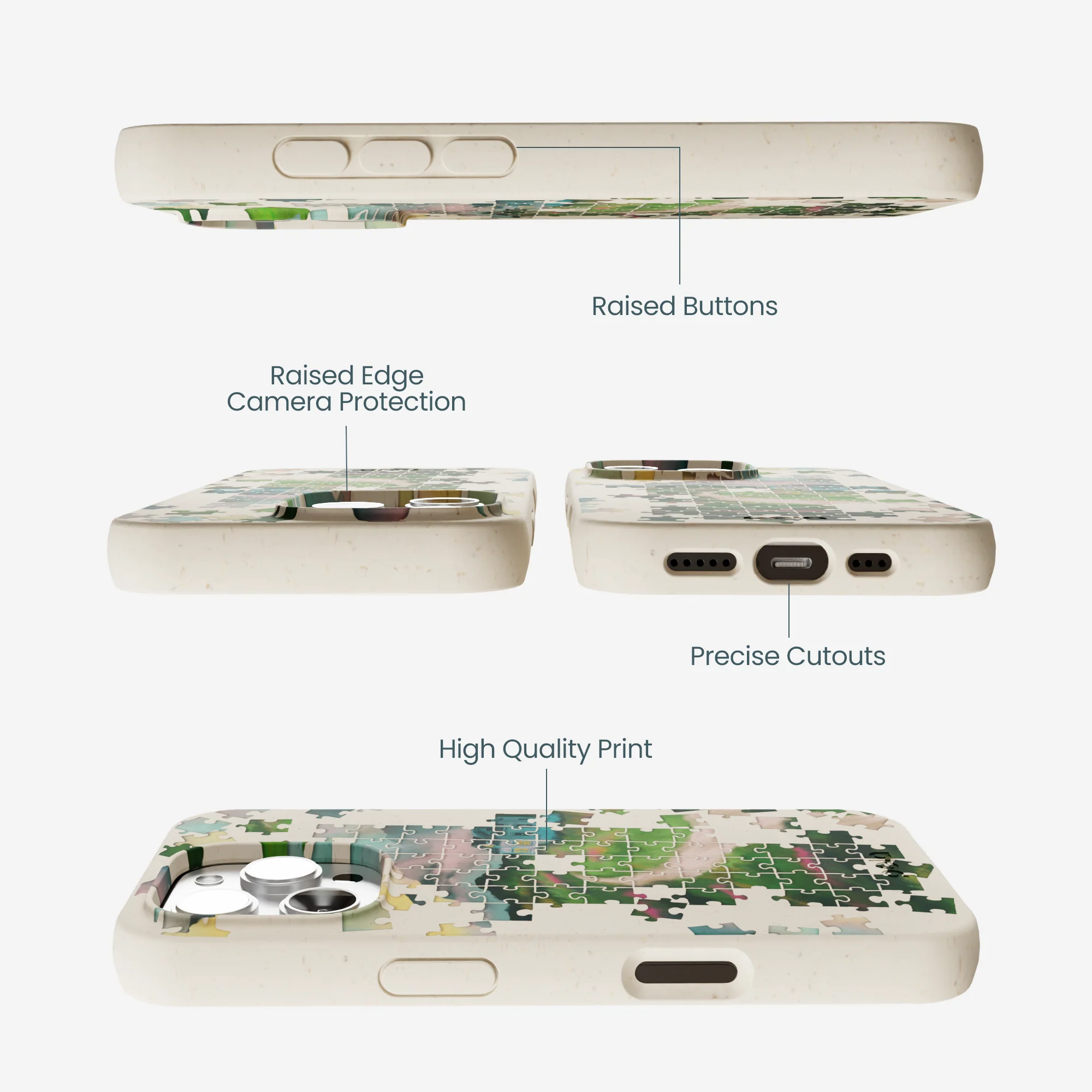 London Fog Peaceful Puzzle iPhone 16 Pro Max Case - Image 3