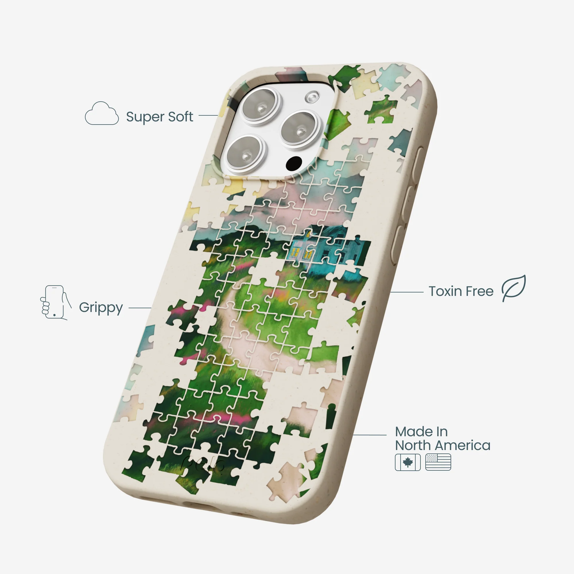 London Fog Peaceful Puzzle iPhone 16 Pro Max Case - Image 4