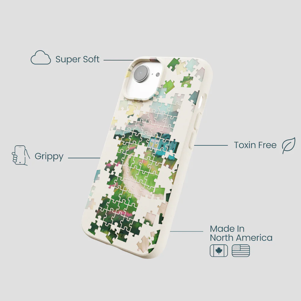London Fog Peaceful Puzzle iPhone 16e/17e Case - Image 4