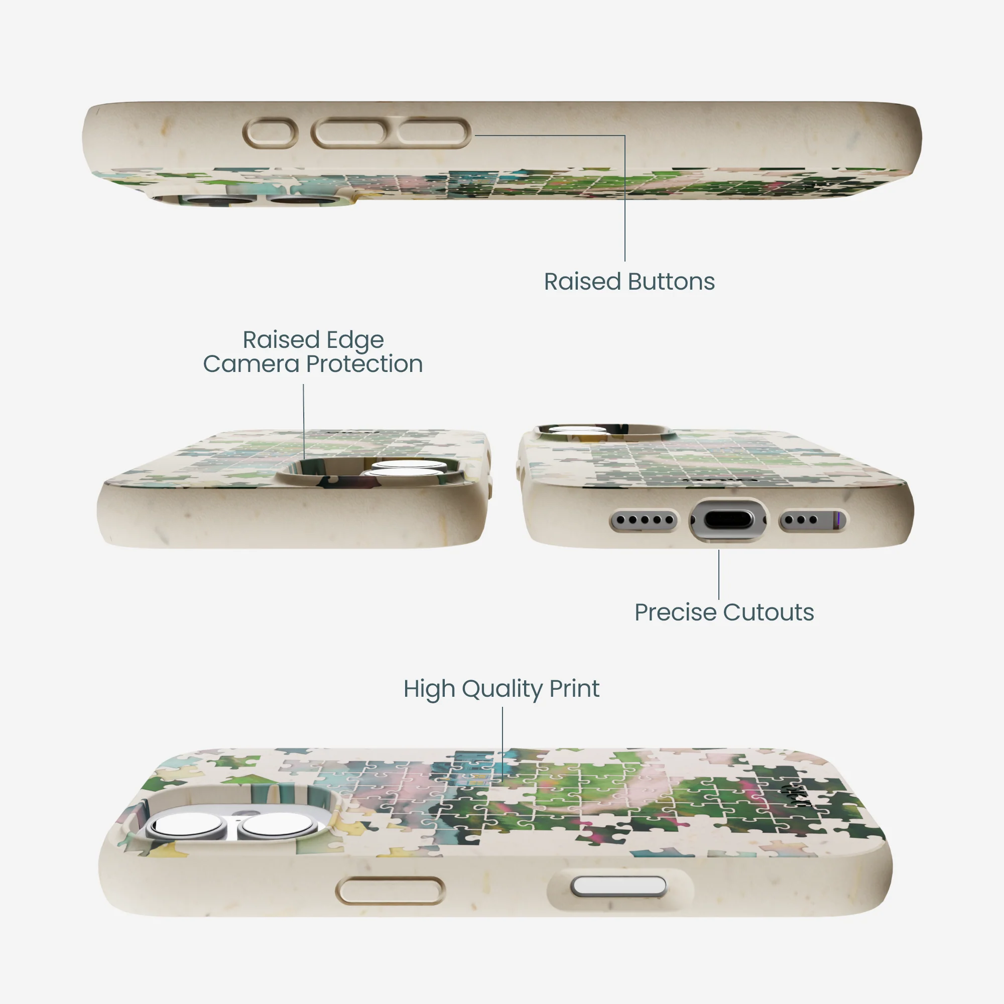 London Fog Peaceful Puzzle iPhone 17 Case - Image 3