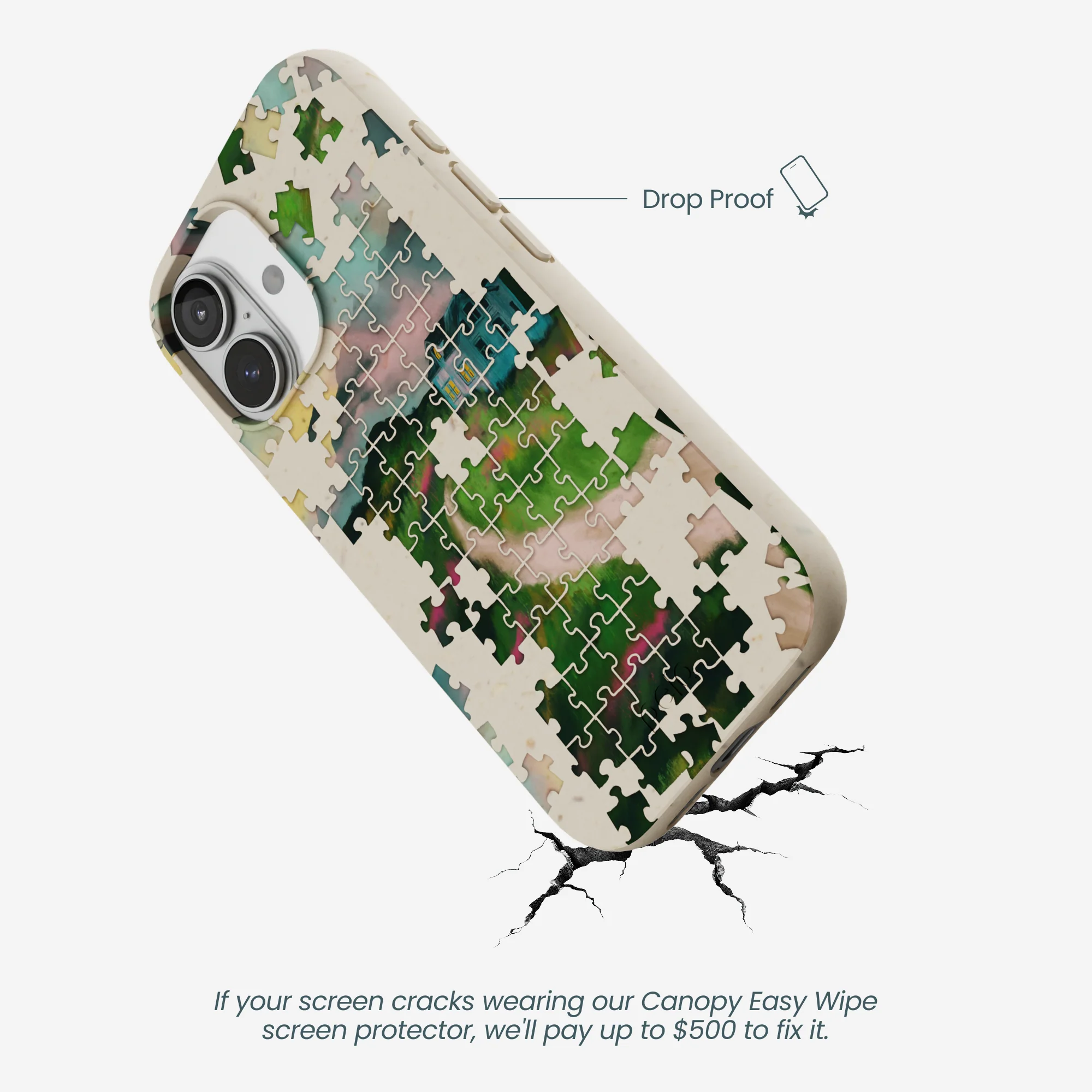 London Fog Peaceful Puzzle iPhone 17 Case - Image 5