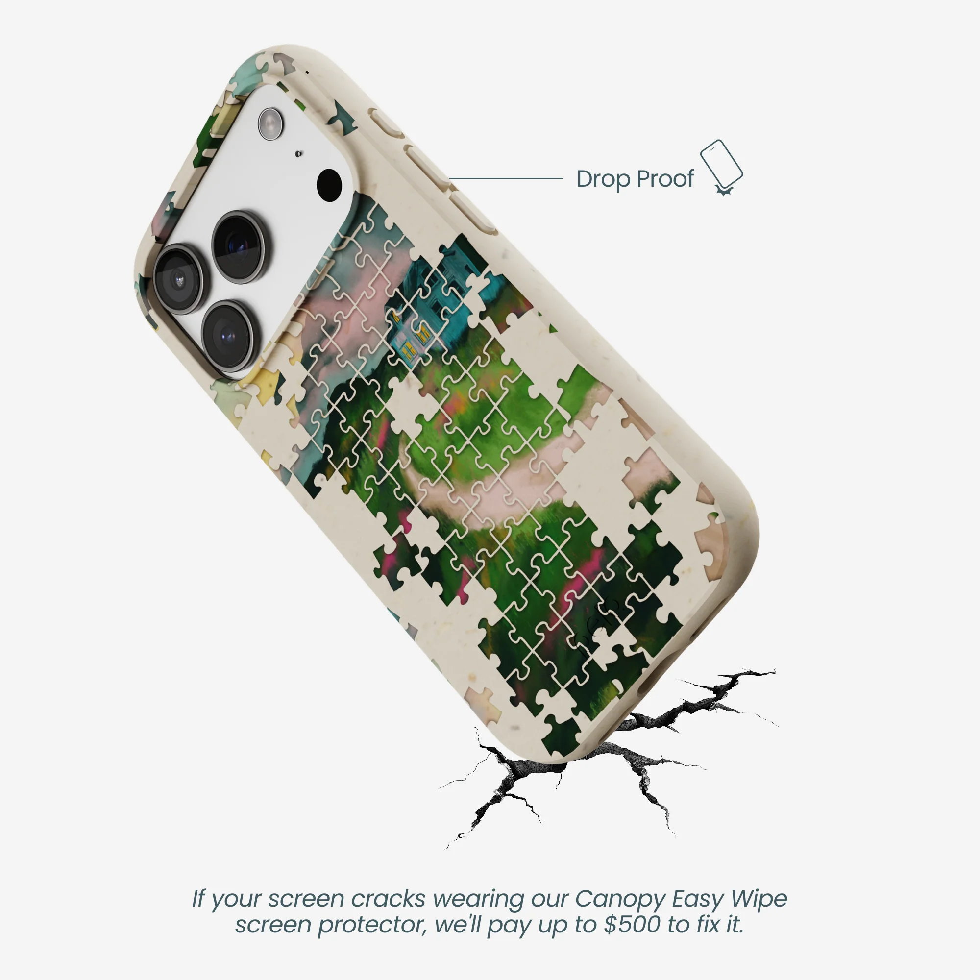 London Fog Peaceful Puzzle iPhone 17 Pro Case - Image 5