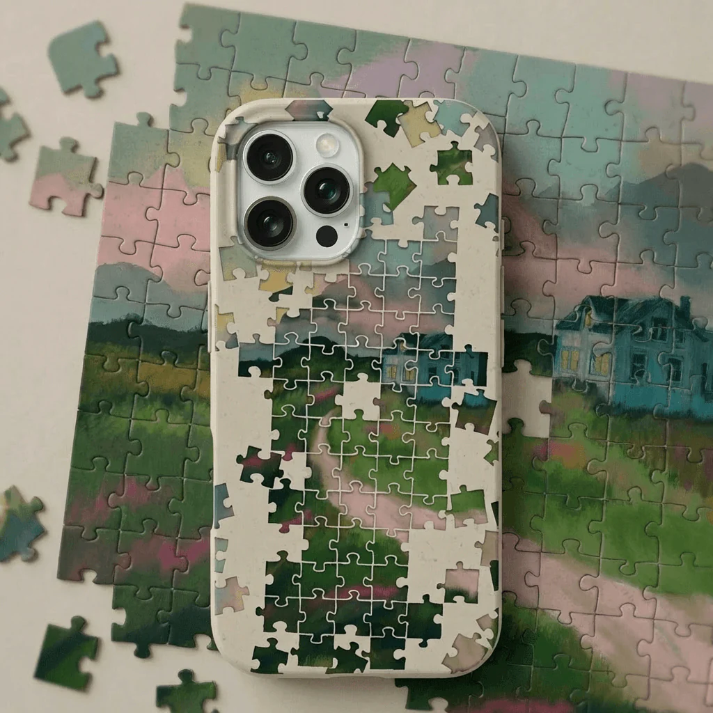 London Fog Peaceful Puzzle iPhone 17 Pro Max Case - Image 2
