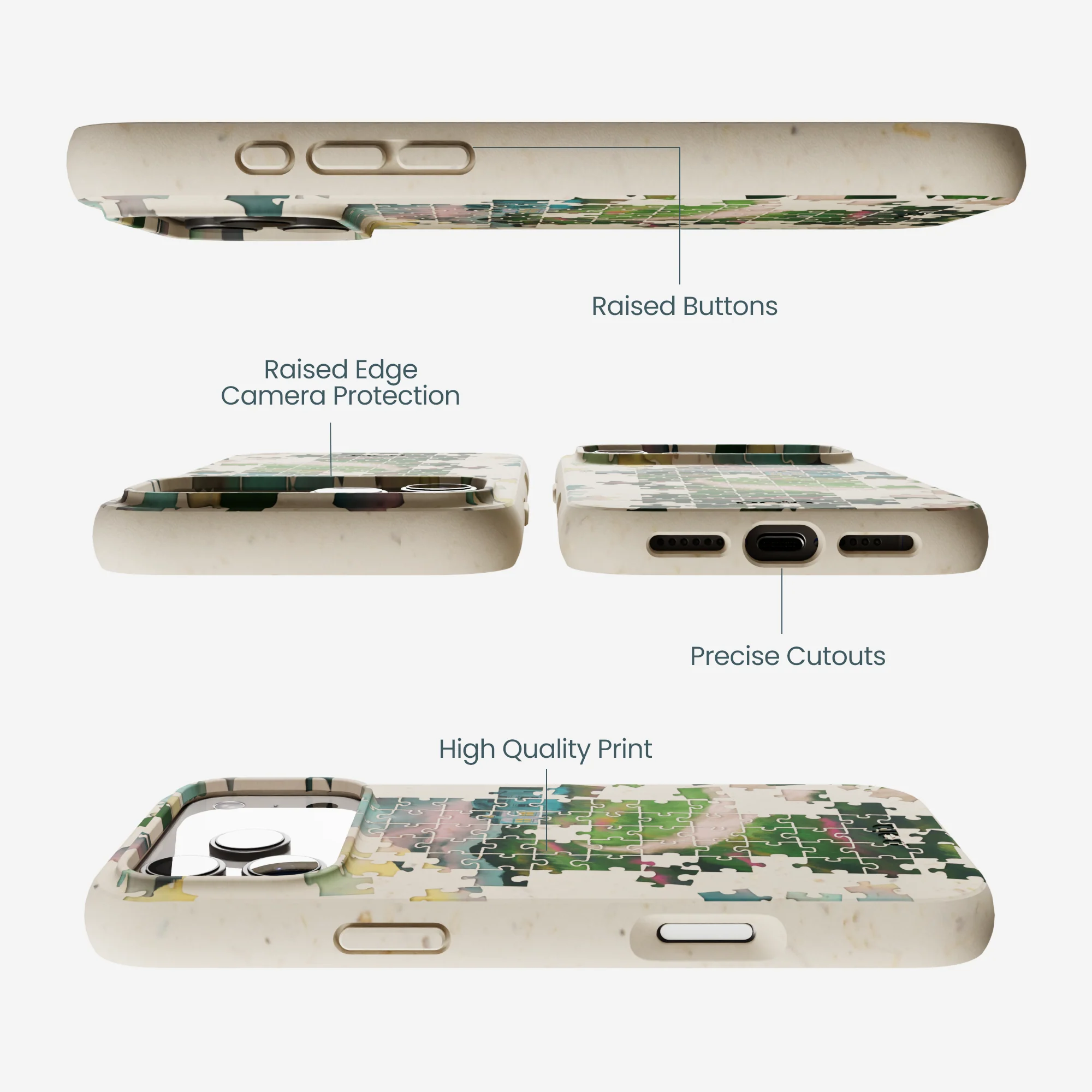 London Fog Peaceful Puzzle iPhone 17 Pro Max Case - Image 3