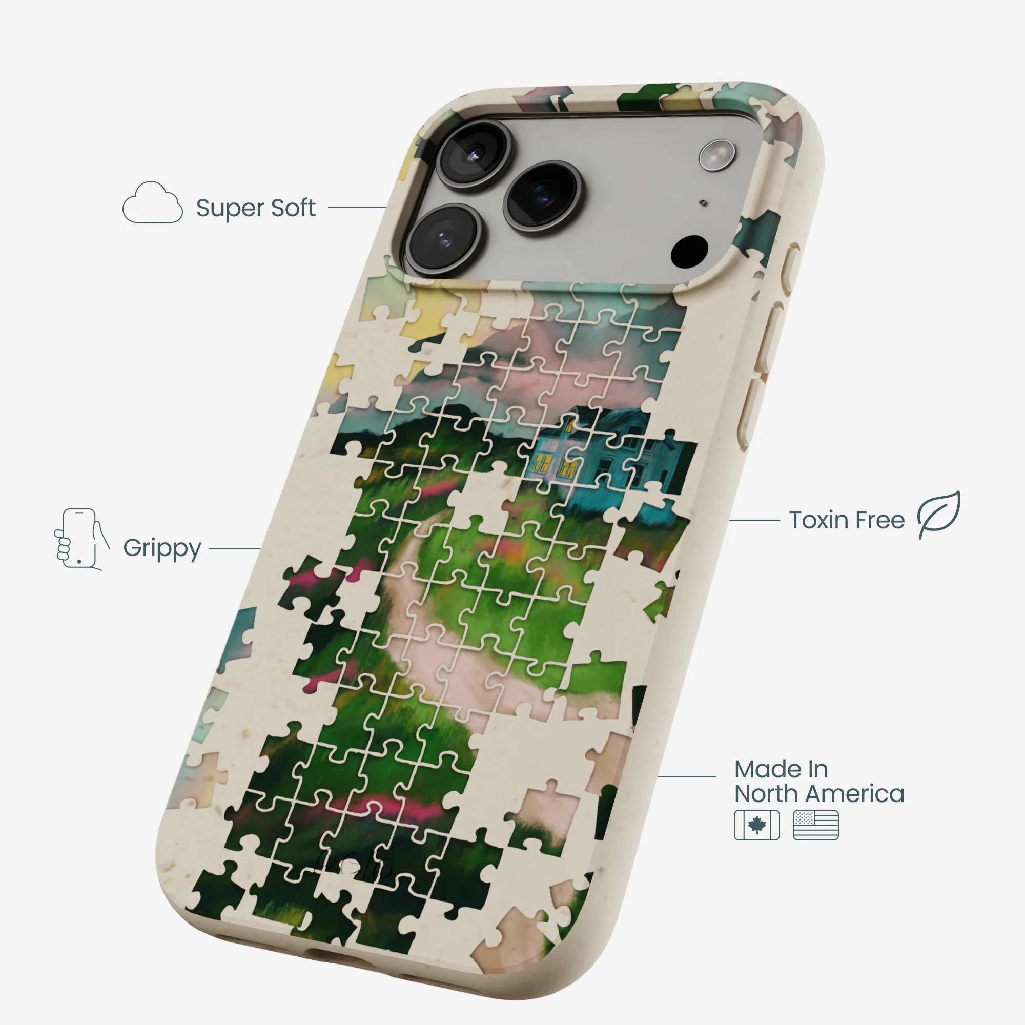 London Fog Peaceful Puzzle iPhone 17 Pro Max Case - Image 4